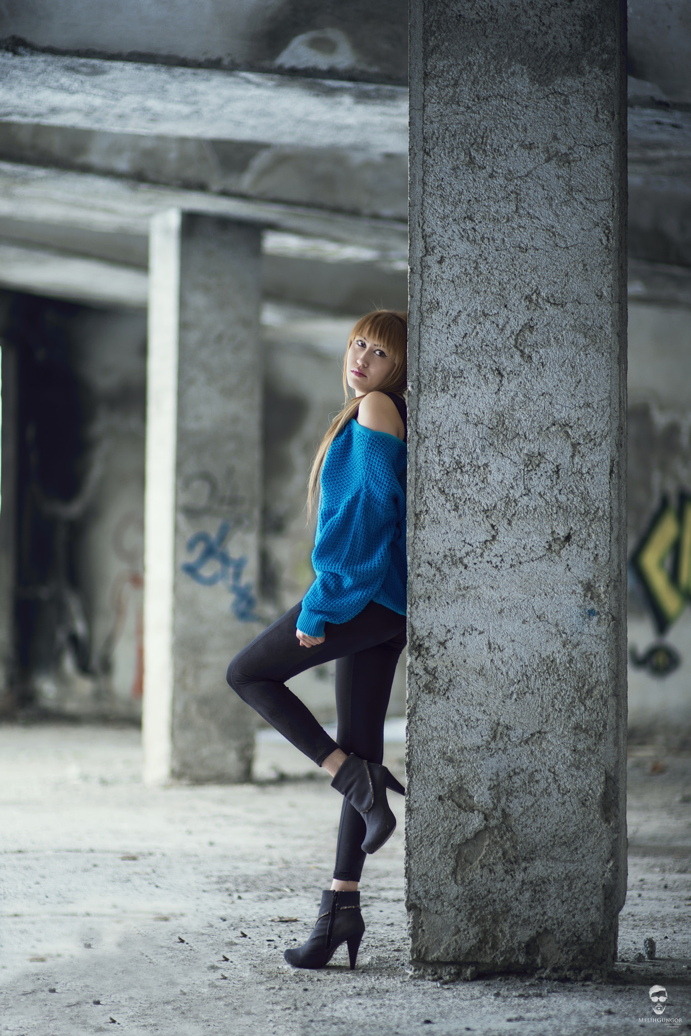 Nikon D800 + Sigma 85mm F1.4 EX DG HSM sample photo. Cold blue photography