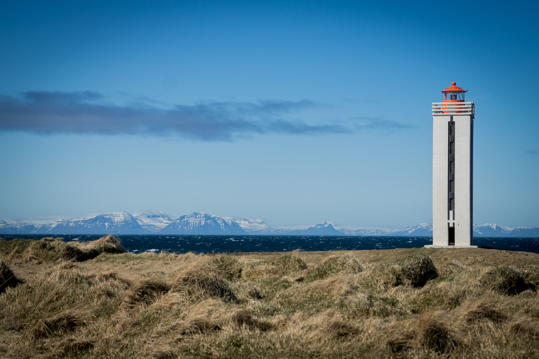 Sony DT 18-200mm F3.5-6.3 sample photo. Iceland lighthouse photography