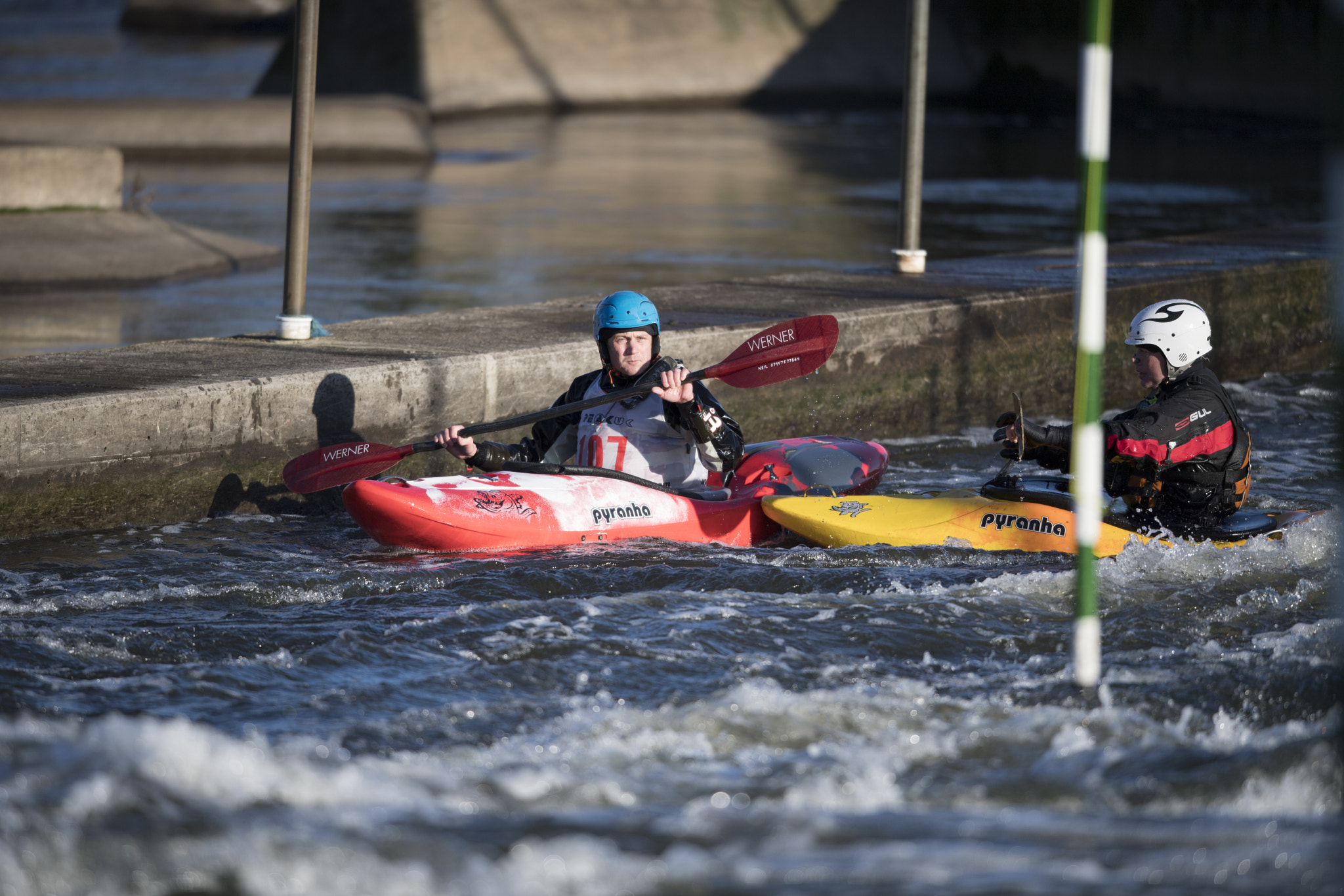 Nikon AF-S Nikkor 400mm F2.8E FL ED VR sample photo. Kayakers ready for action photography