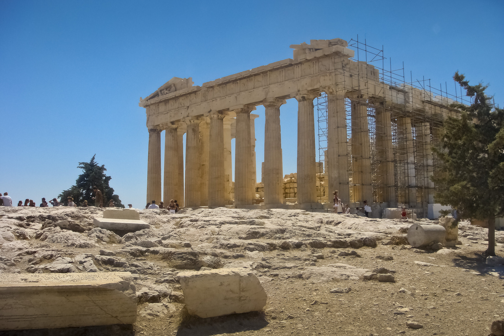 Sony DSC-T200 sample photo. The parthenon photography
