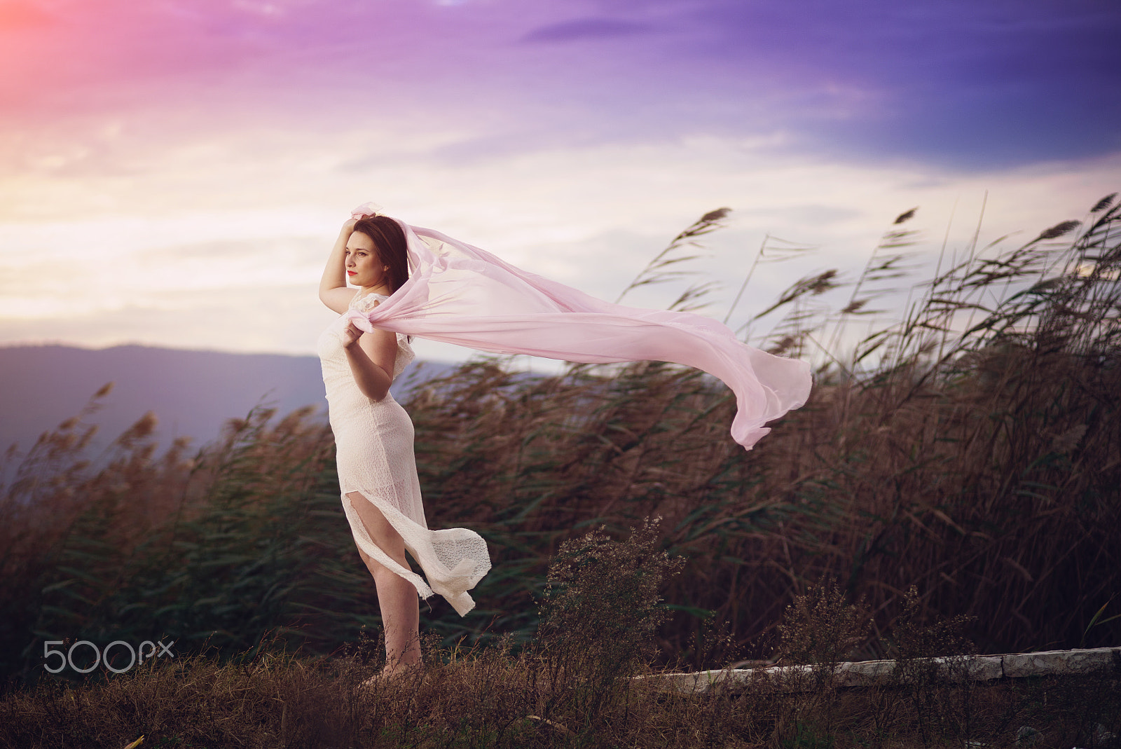 Sony a7S sample photo. Magical sunset colors photography