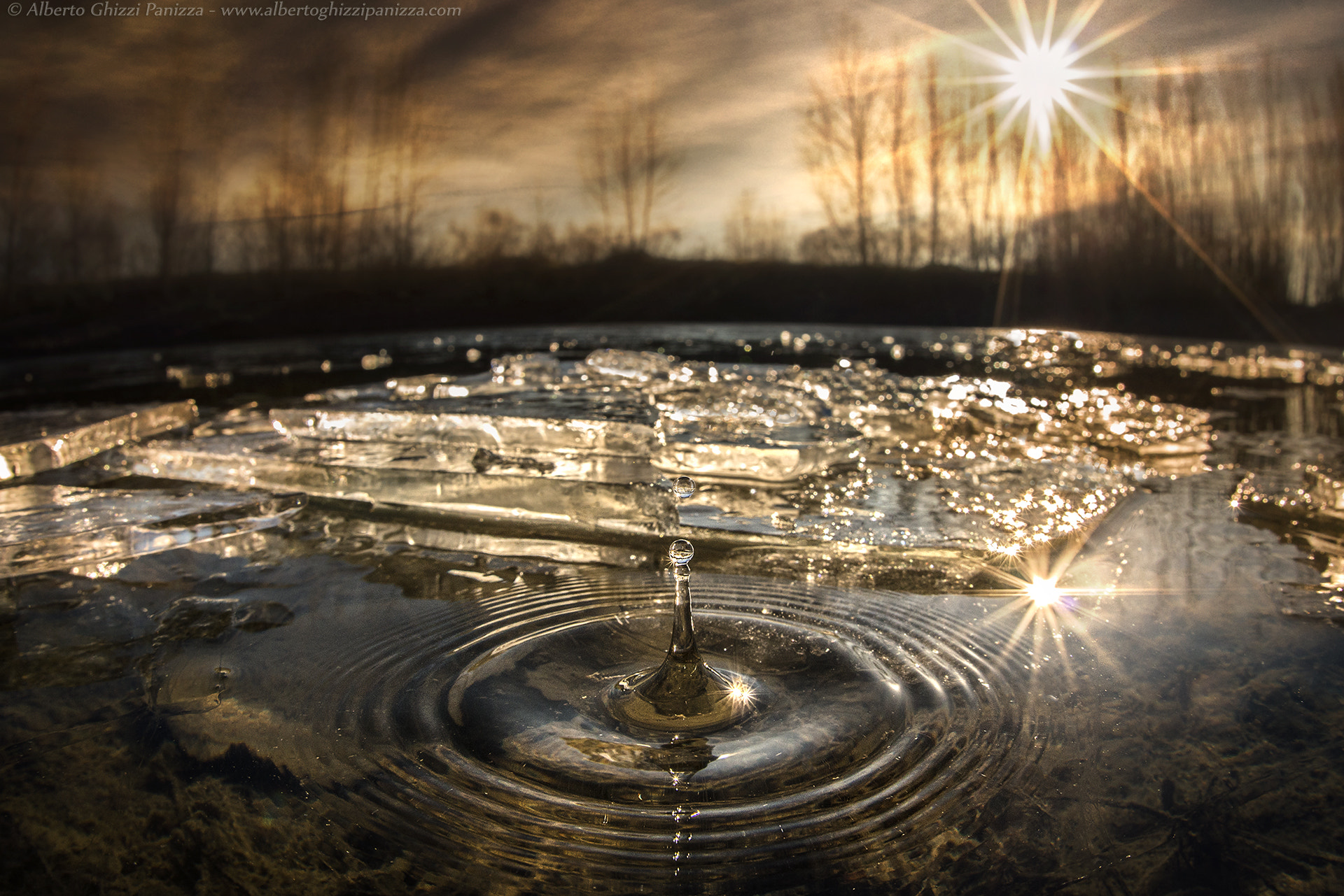 Nikon D800E sample photo. Melting ice of the po river photography