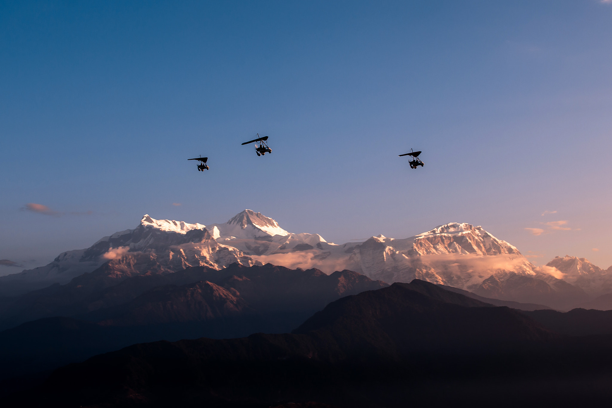 Sigma 30mm F1.4 EX DC HSM sample photo. Flying ultralight over montain photography