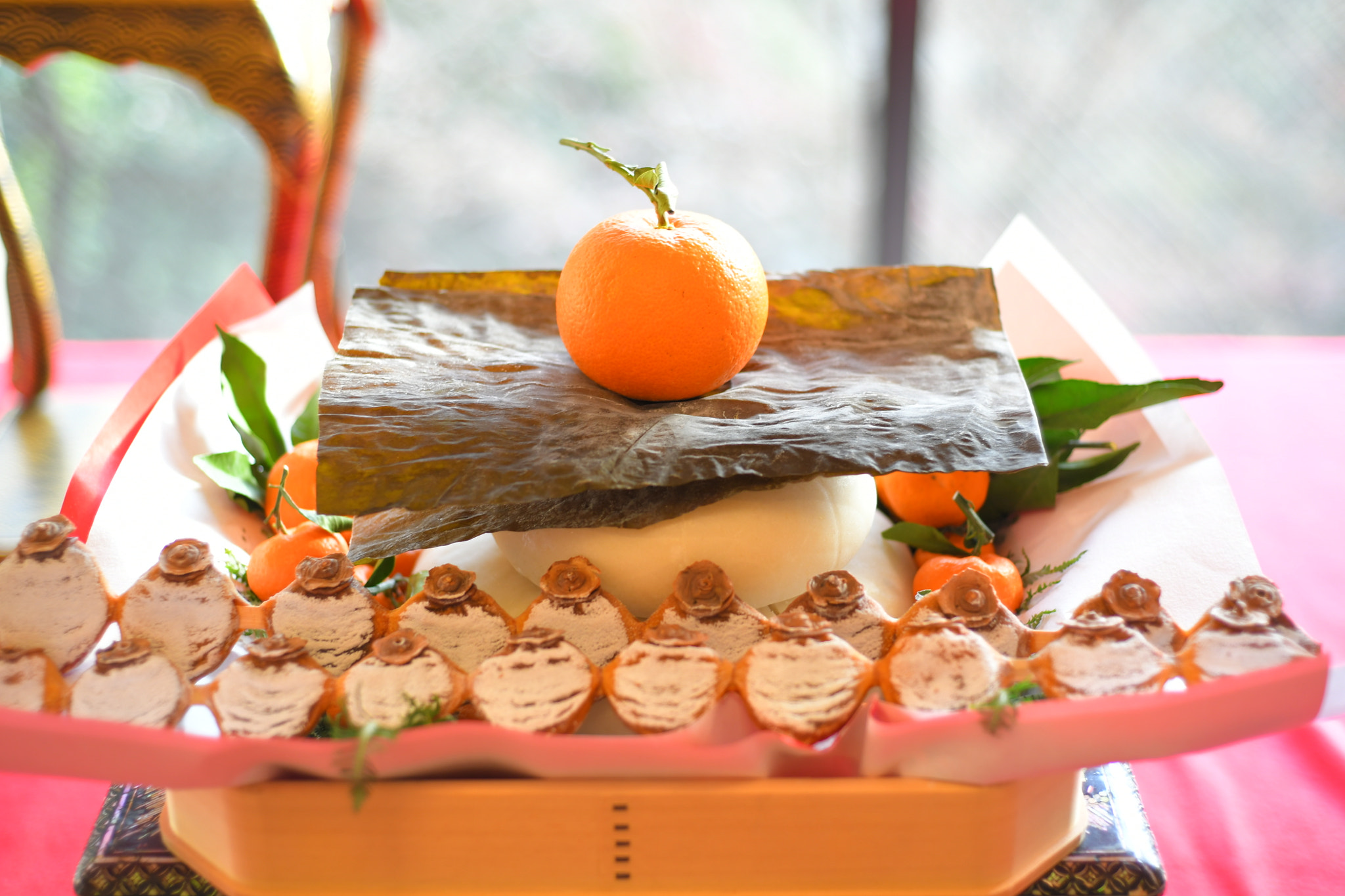 Manual Lens No CPU sample photo. New year rice cake "kagami-mochi" photography