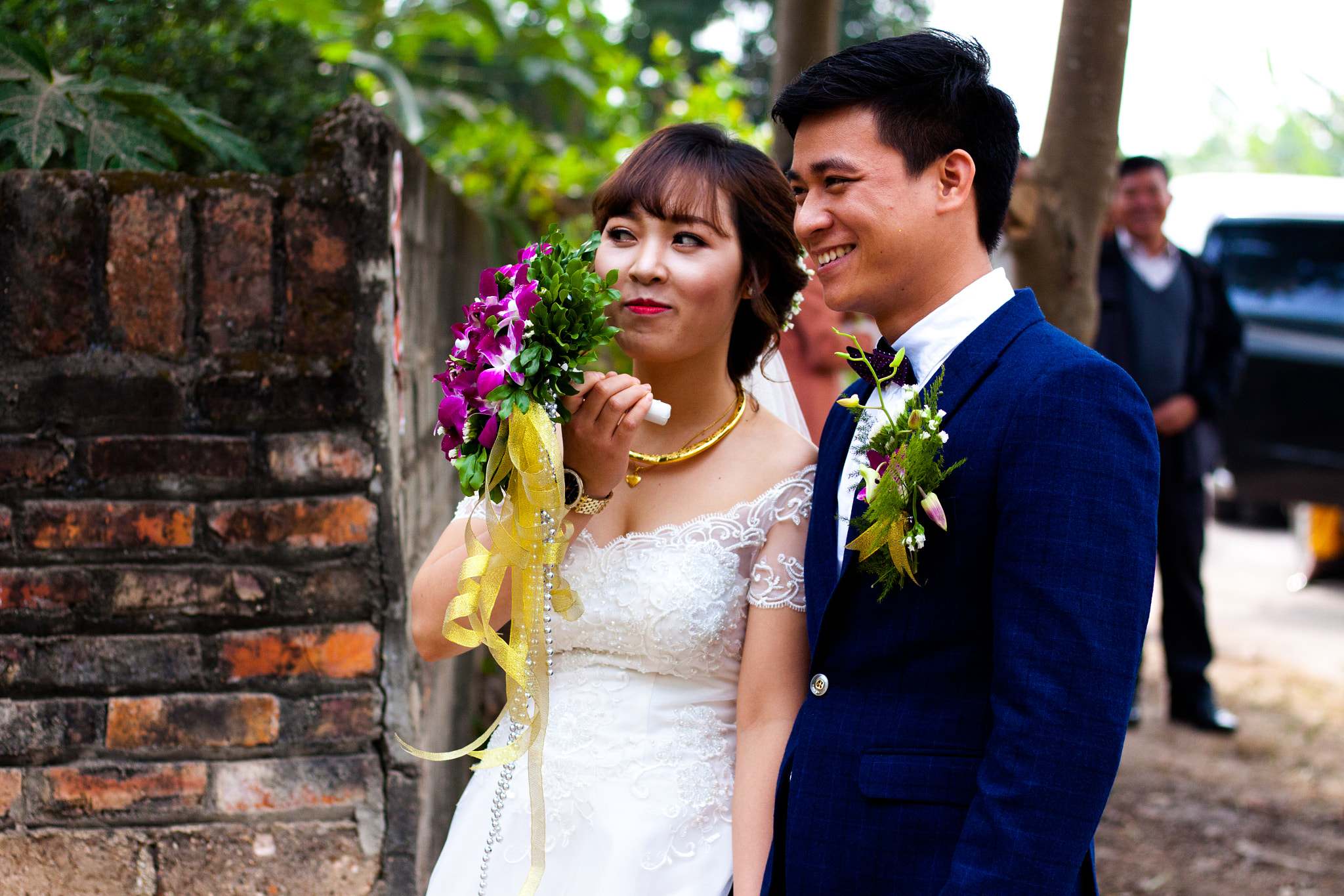 Canon EOS 50D + Canon EF 50mm F1.8 STM sample photo. Happy wedding photography