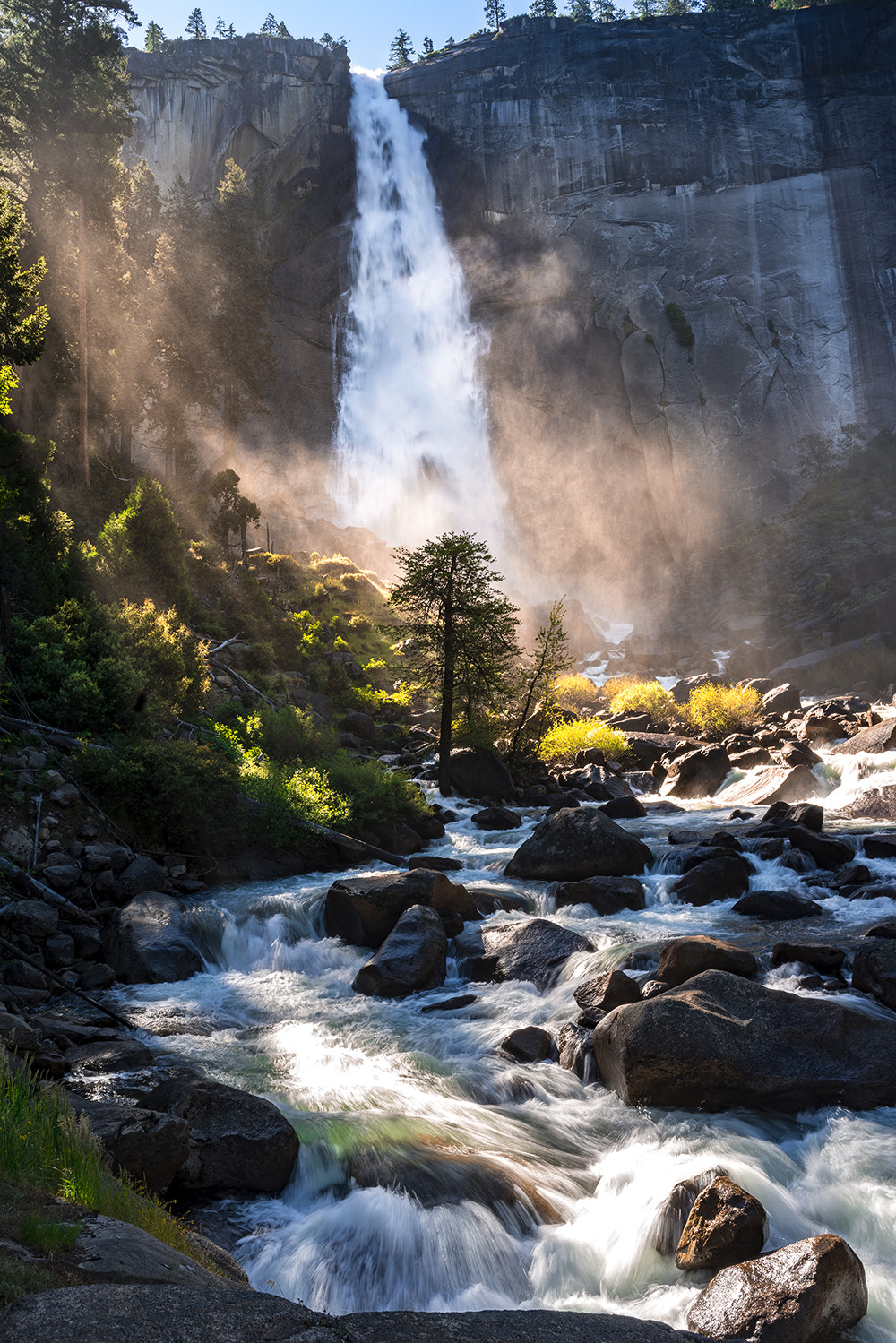 Pentax K-1 sample photo. Early morning at nevada falls photography