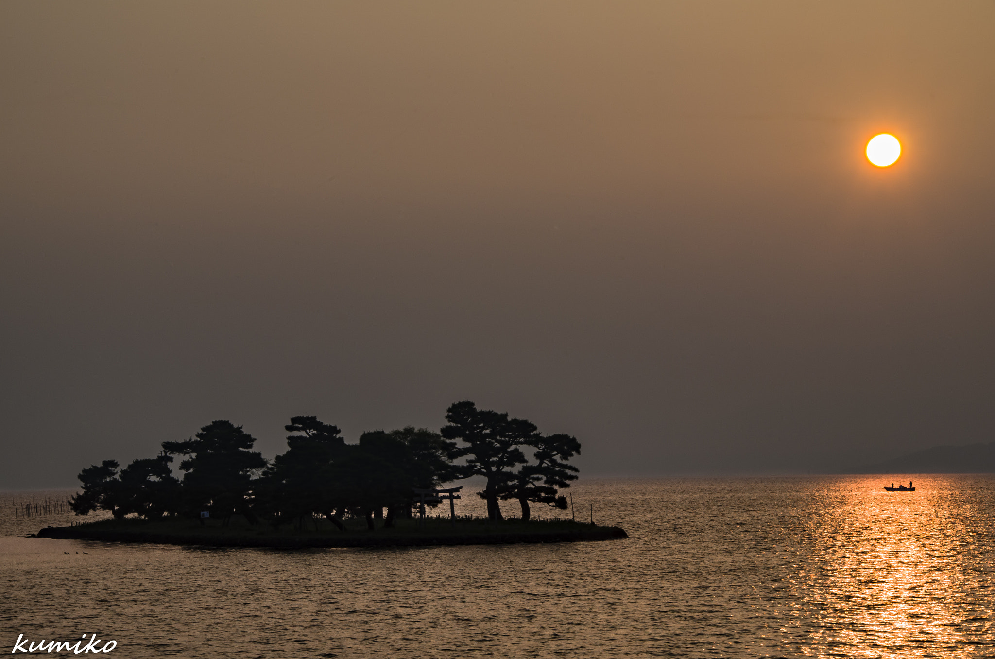 Pentax K-30 sample photo. 宍道湖の夕日 photography