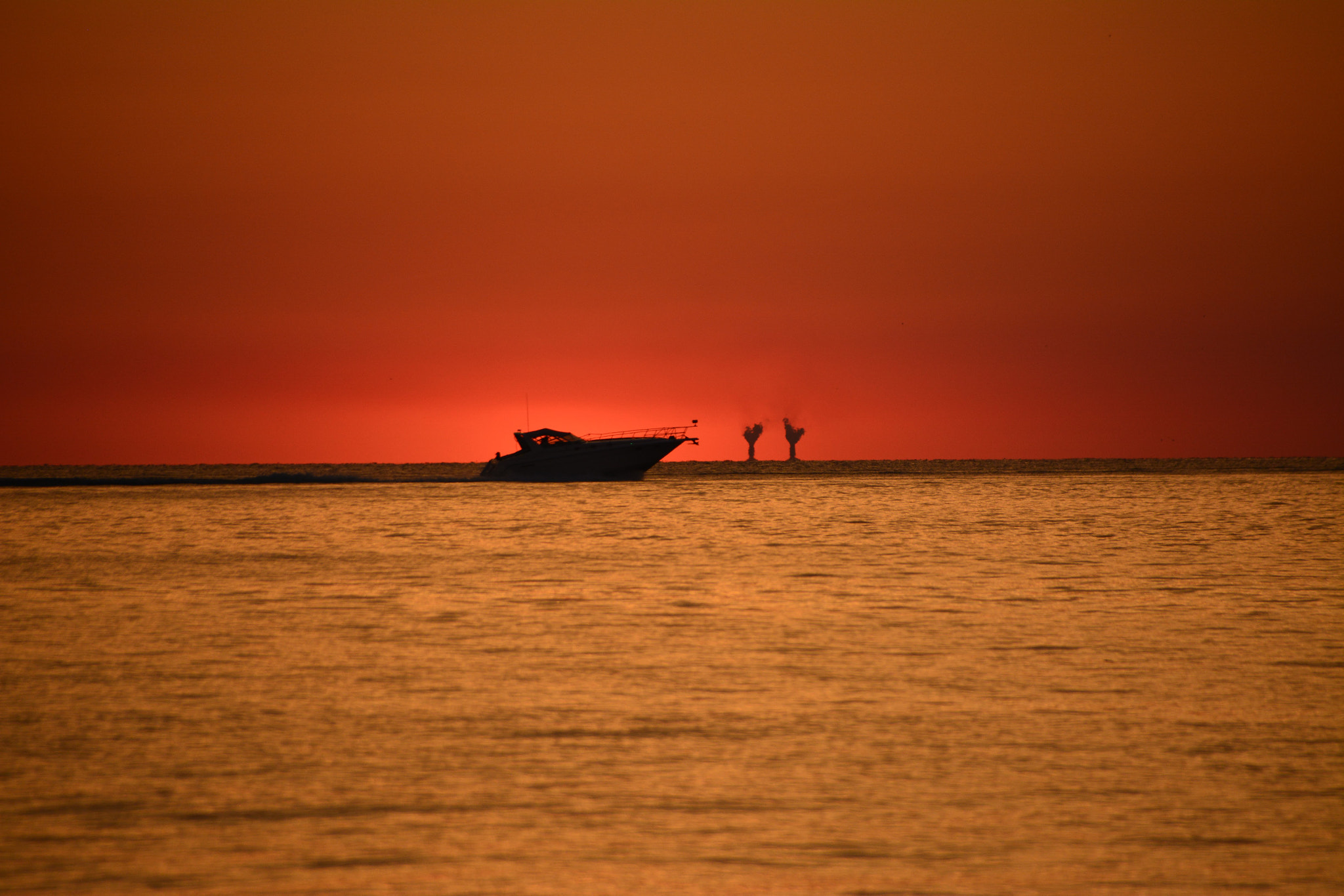 Nikon D5200 sample photo. Sunset at put-in bay island, ohio photography