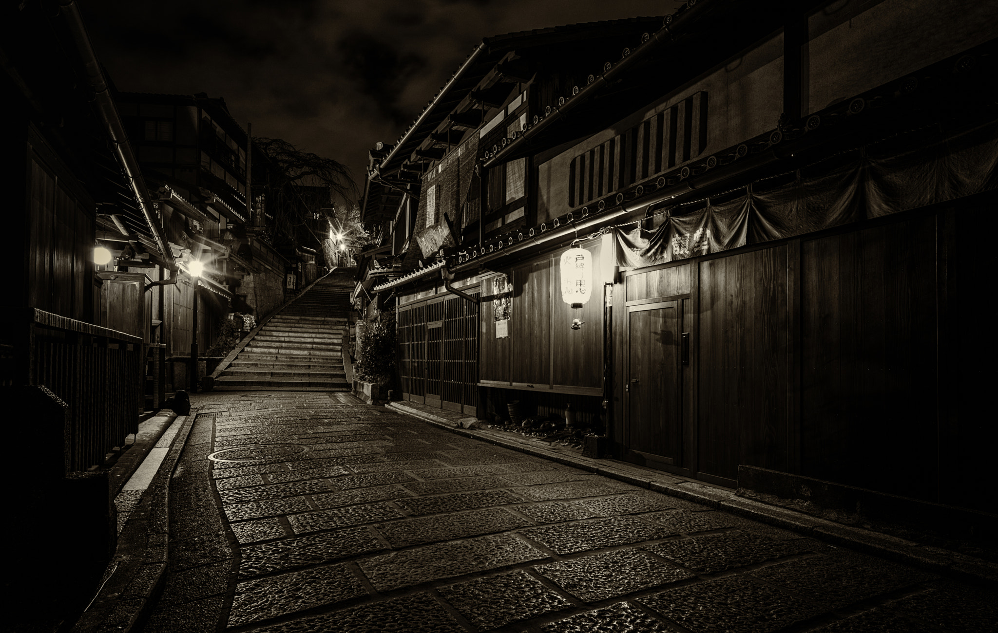 Canon TS-E 17mm F4L Tilt-Shift sample photo. Kyoto street 京都小街 photography