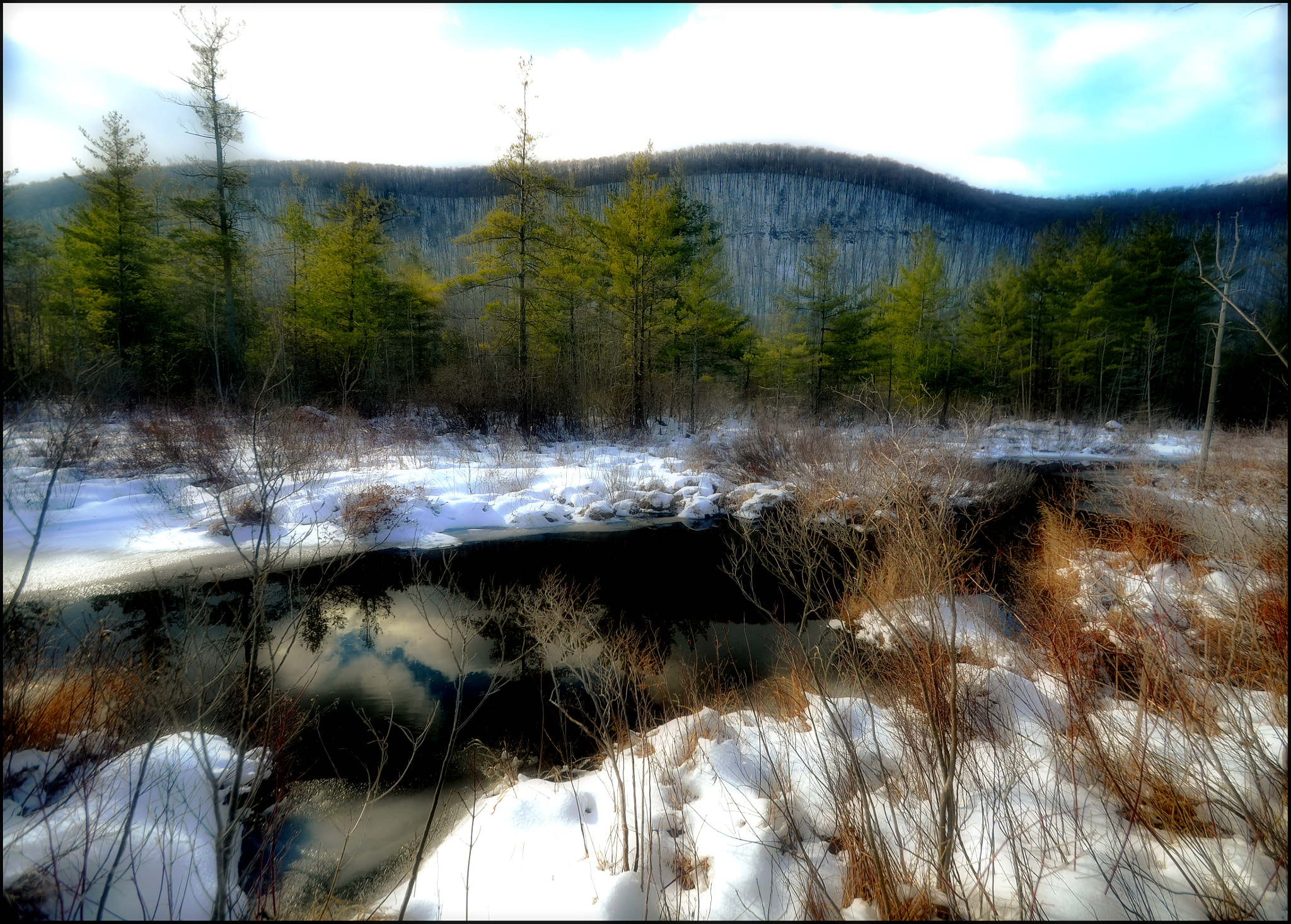 Nikon D7000 + Tamron SP AF 10-24mm F3.5-4.5 Di II LD Aspherical (IF) sample photo. Winter foothills photography