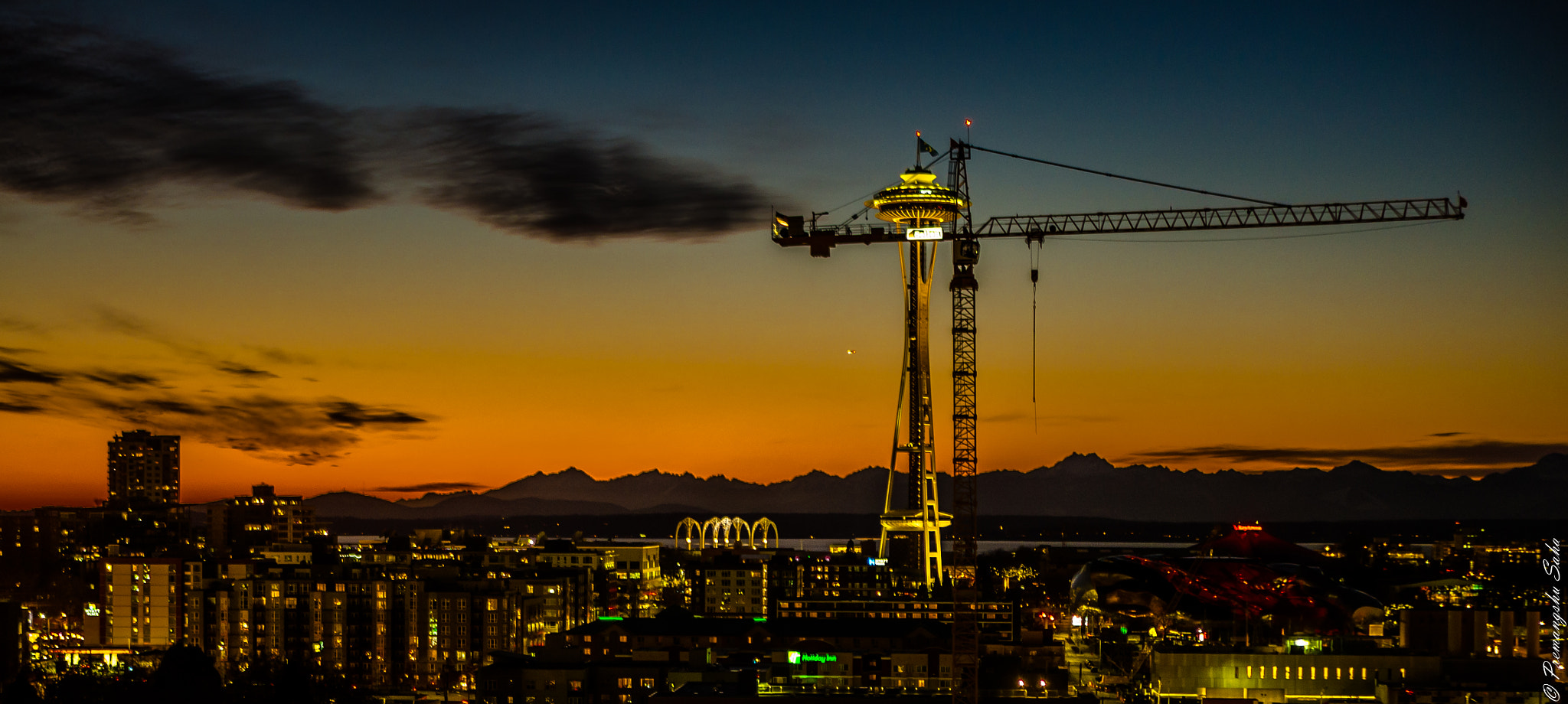 Olympus OM-D E-M10 sample photo. Sunset in seattle ii photography
