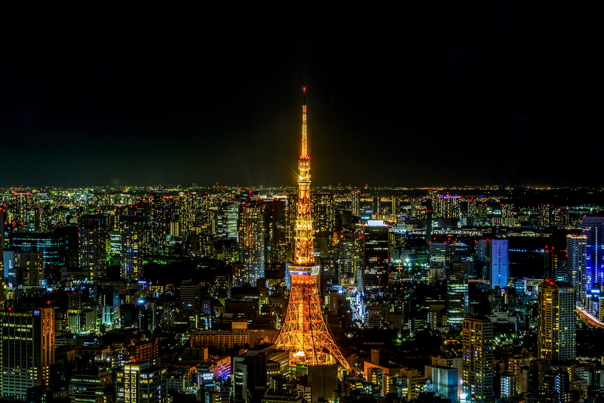 AF Zoom-Nikkor 28-85mm f/3.5-4.5 sample photo. Tokyo tower photography