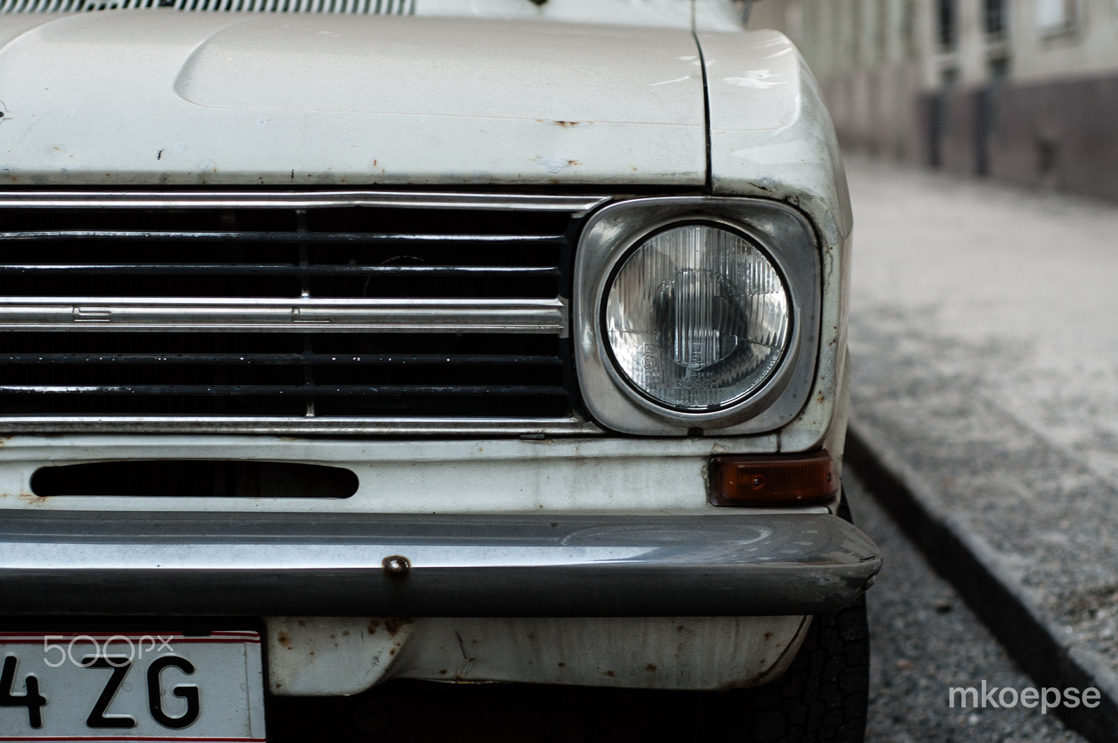 Nikon D70 + Nikon AF Nikkor 50mm F1.8D sample photo. Old opel kadett photography