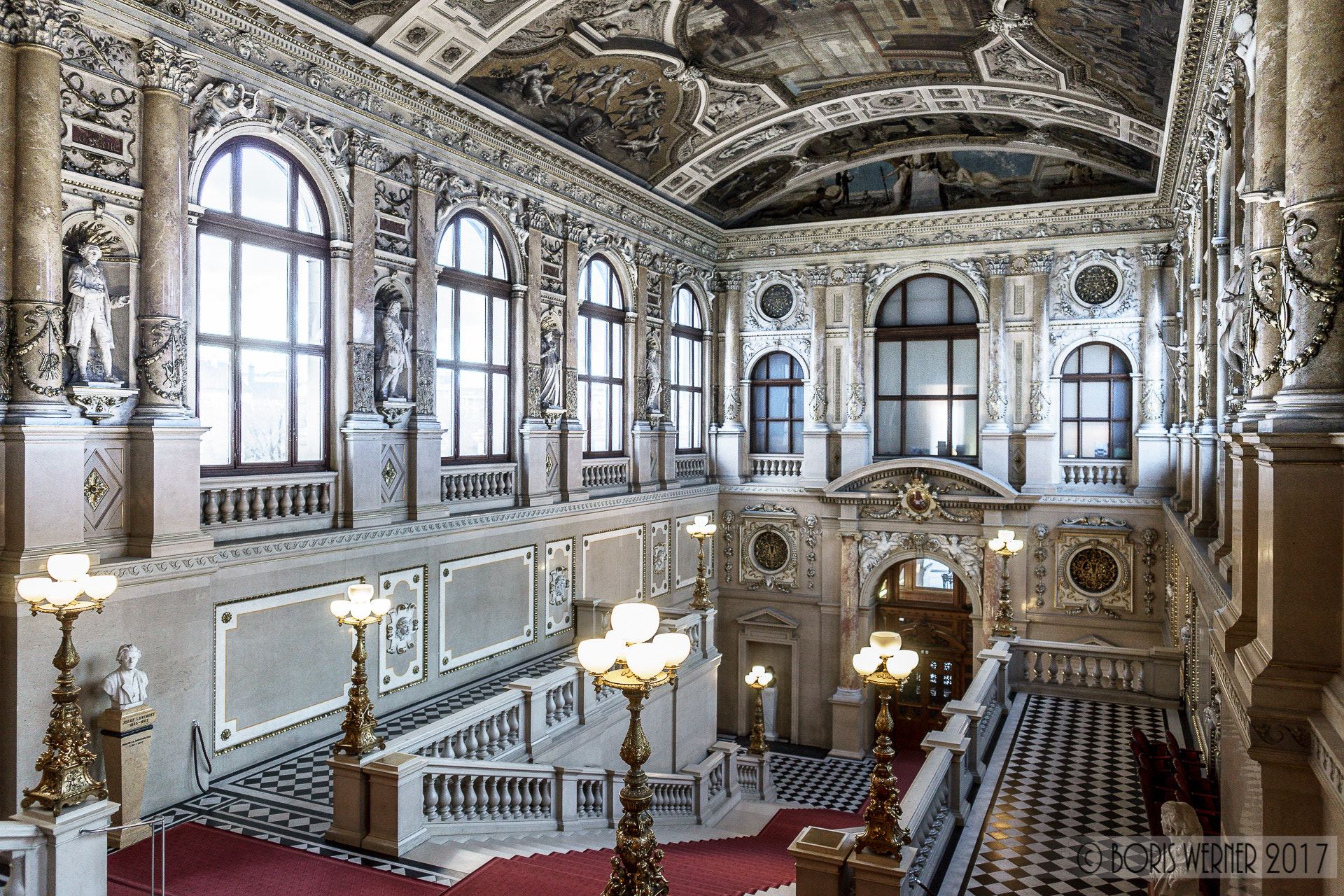 Sony SLT-A99V sample photo. Burgtheater - stiegenhaus photography