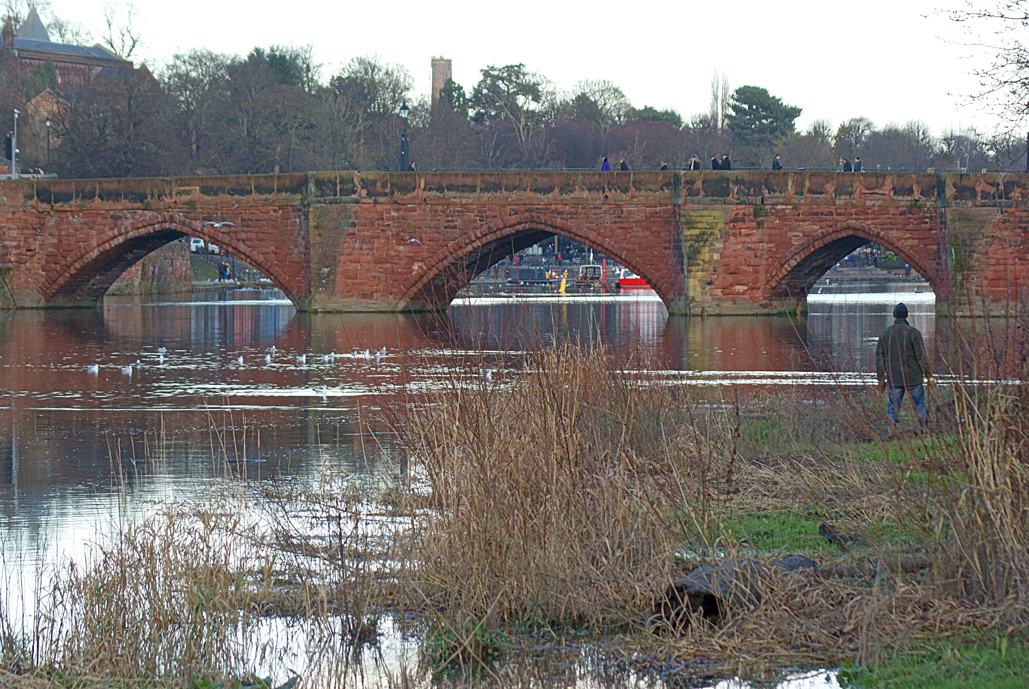 Sony 75-300mm F4.5-5.6 sample photo. Old bridge in chester photography