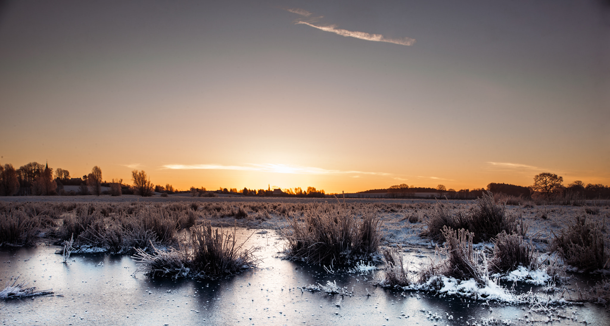 Sigma 17-35mm F2.8-4 EX Aspherical sample photo. Salzwiesen im winter photography