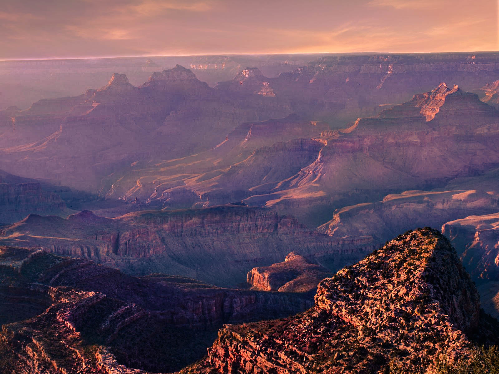 Olympus E-520 (EVOLT E-520) + OLYMPUS 14-42mm Lens sample photo. Grand canyon - sount point photography