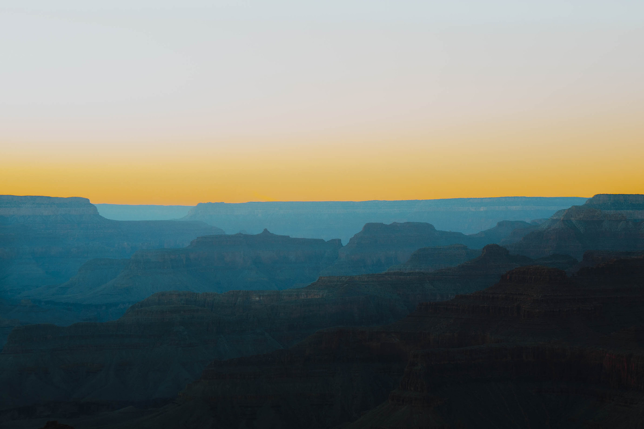 Sony a7S + Canon EF 24-105mm F4L IS USM sample photo. Grand canyon sunset photography