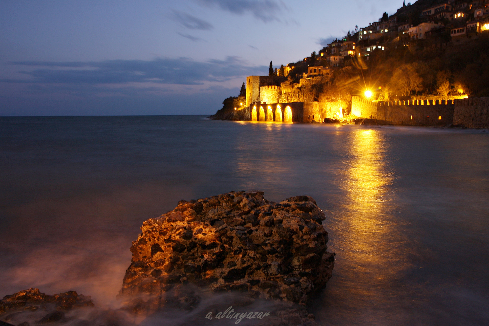 Canon EOS 40D sample photo. Alanya -kızıl kule photography