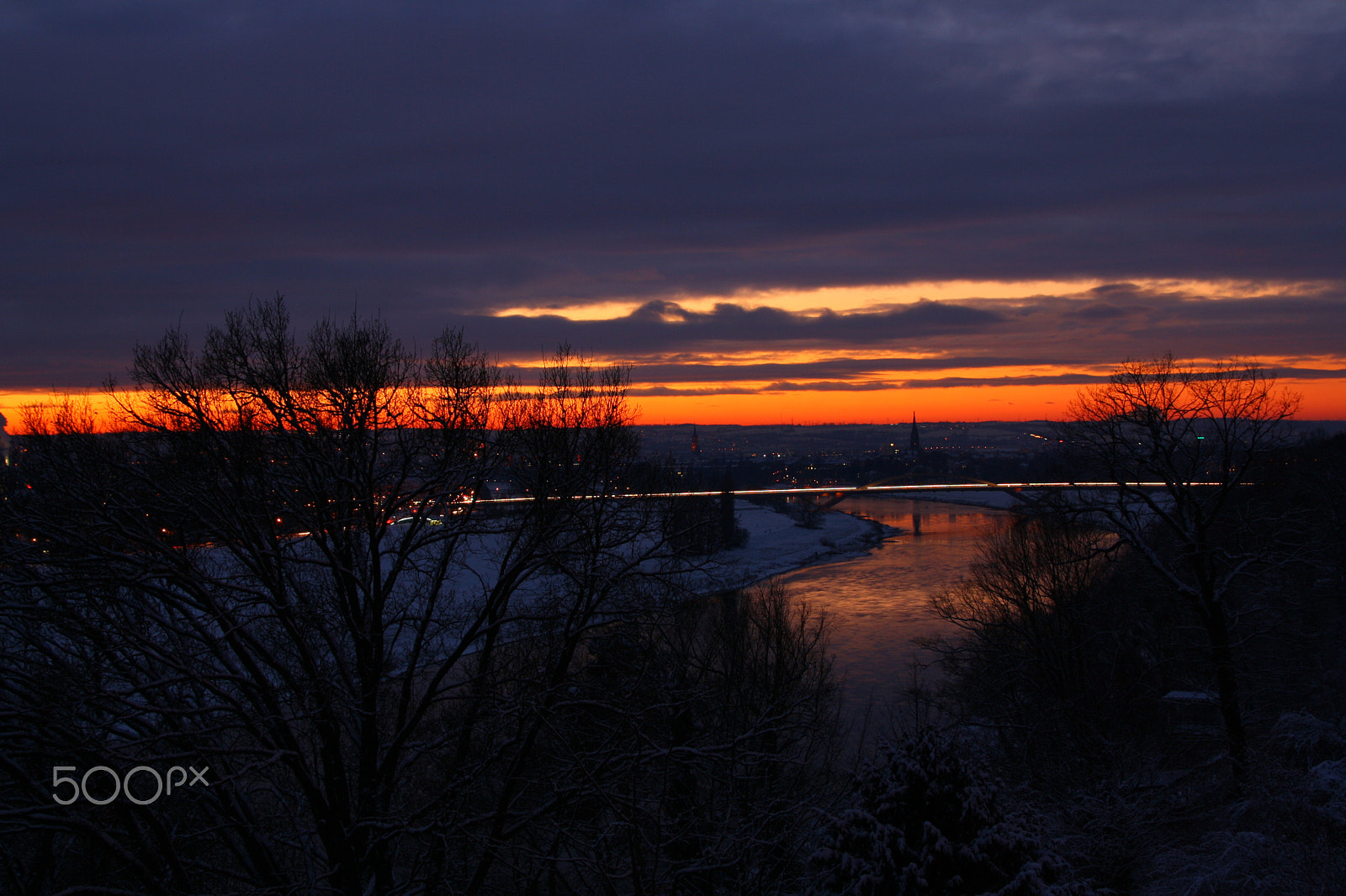 Canon EOS 1000D (EOS Digital Rebel XS / EOS Kiss F) sample photo. Elbe valley sunset photography