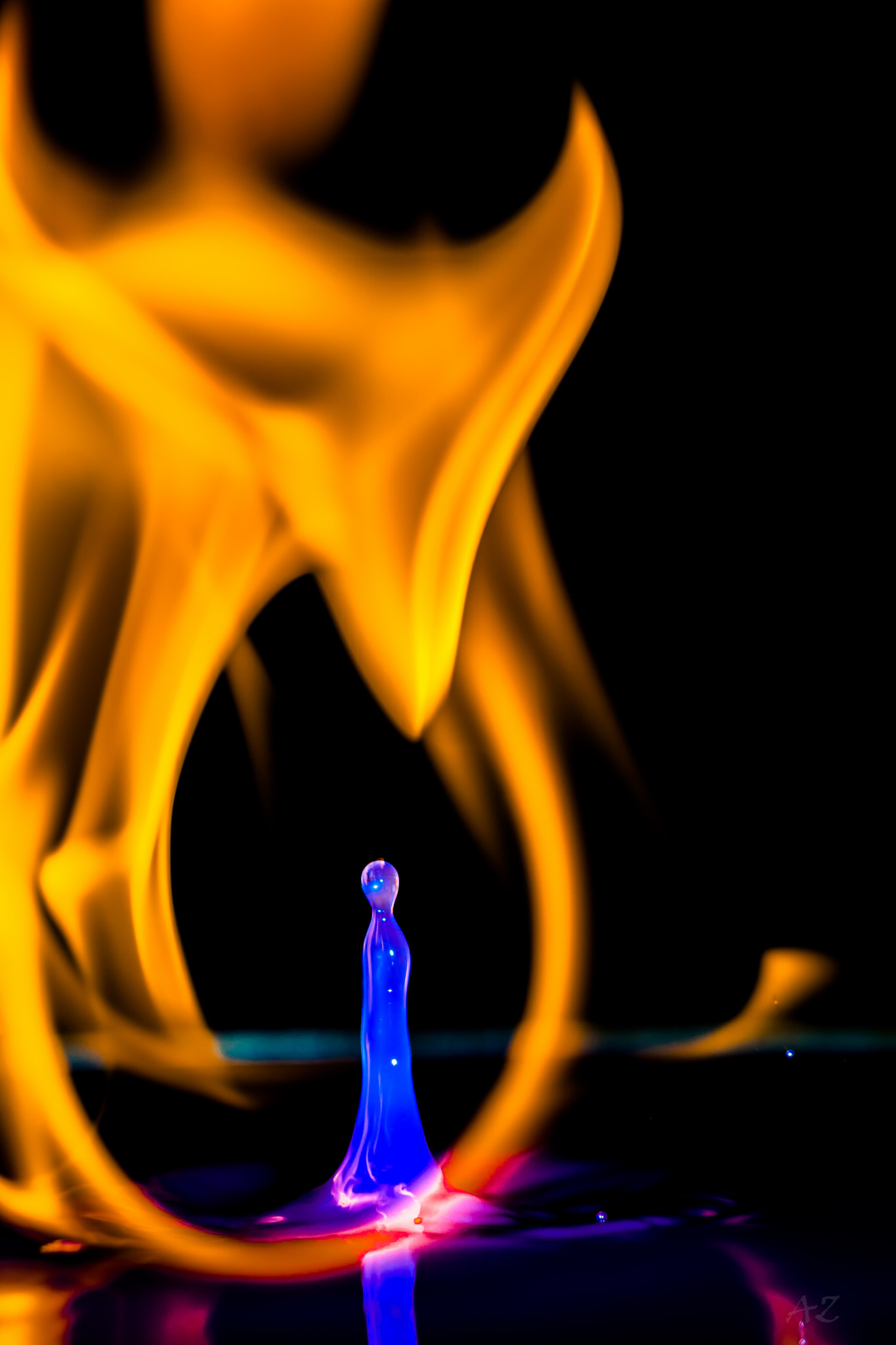 MACRO 50mm F2.8 sample photo. Feuer und wasser photography