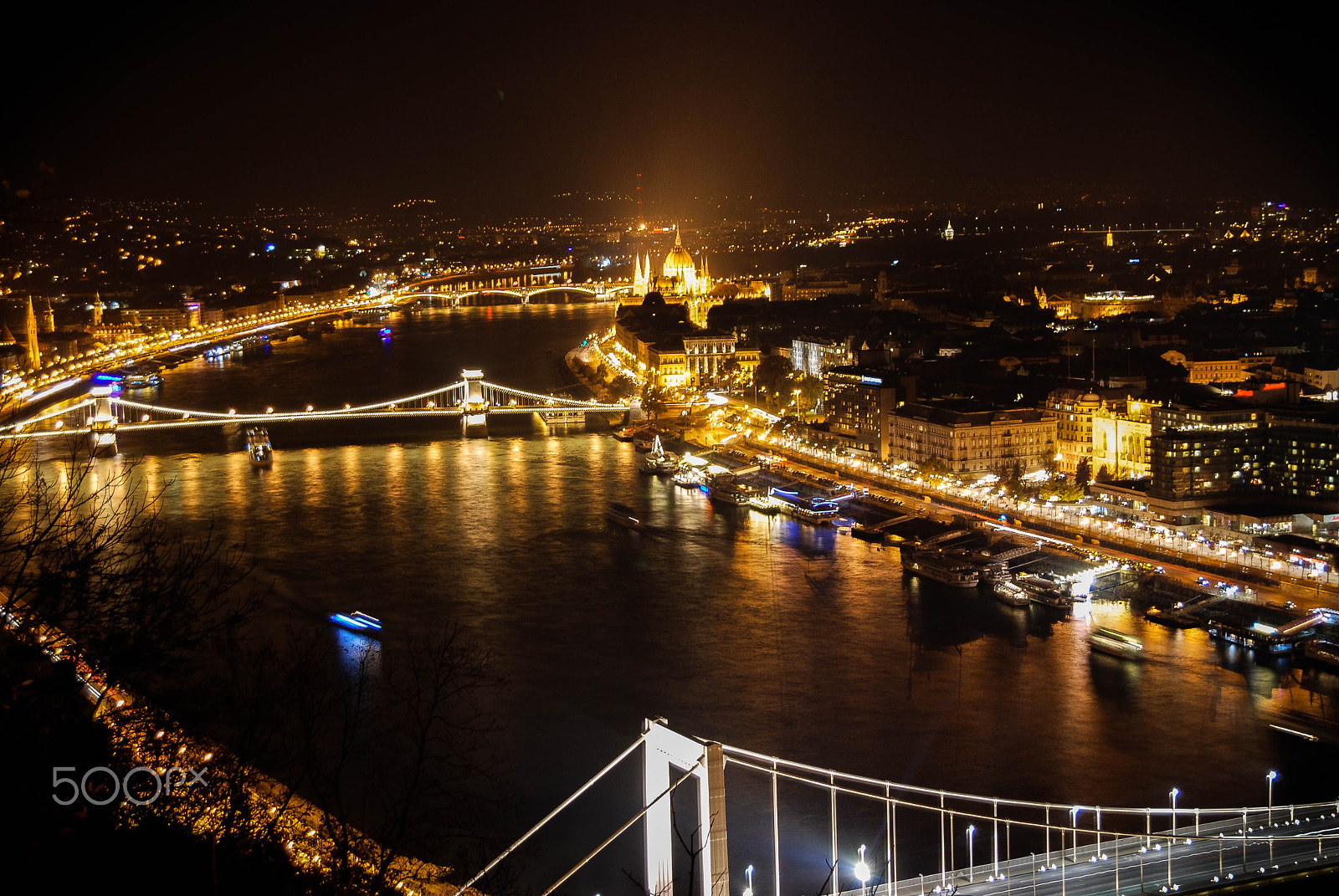Nikon D80 sample photo. Budapest in the night photography
