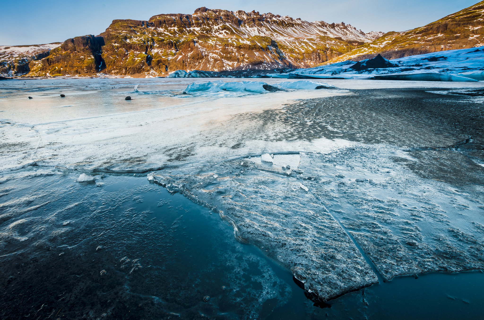 Pentax K-5 sample photo. Sólheimajökull glacier lake, iceland photography