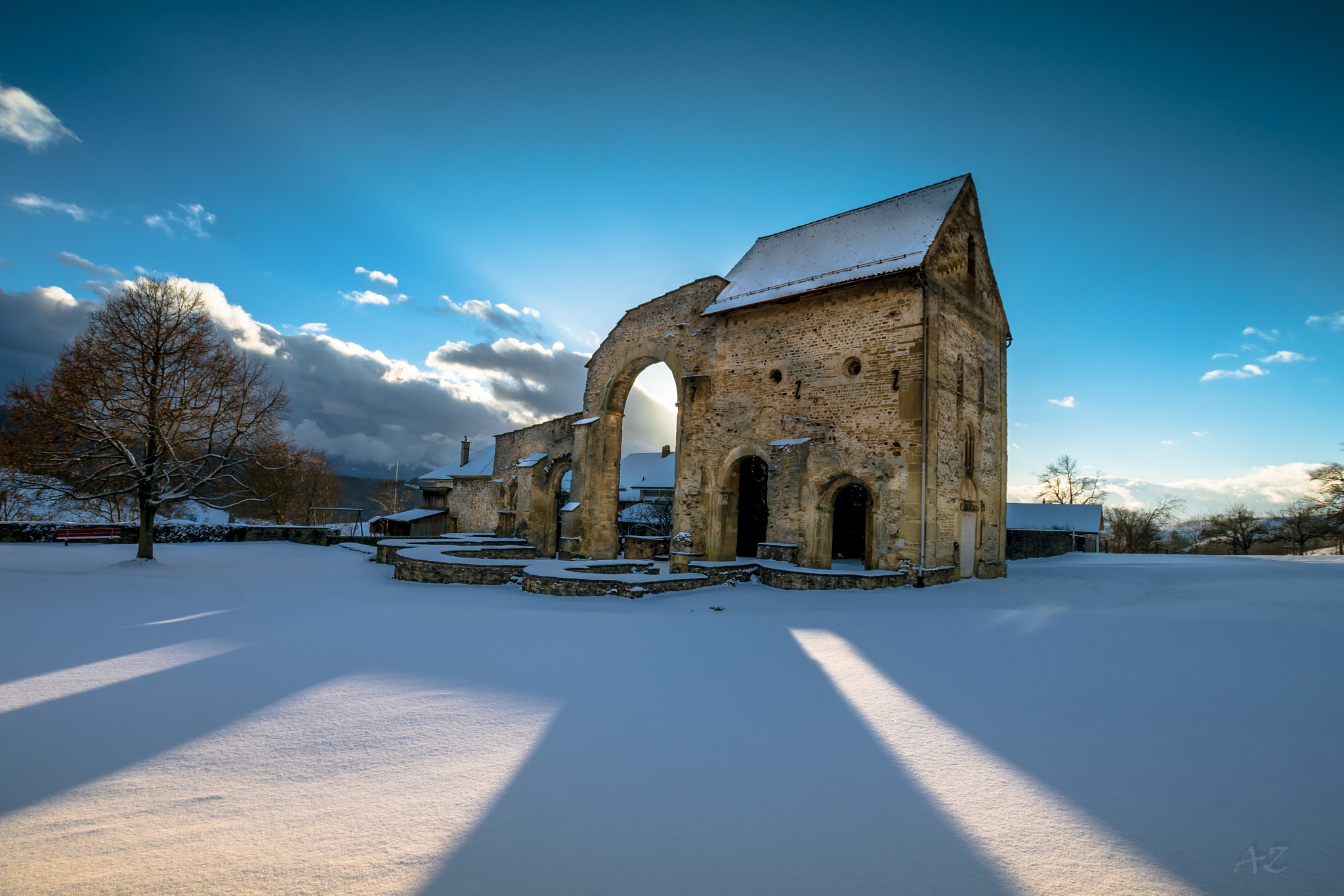 Sony ILCA-77M2 + Sigma 10-20mm F3.5 EX DC HSM sample photo. Kloster-ruine rüeggisberg photography