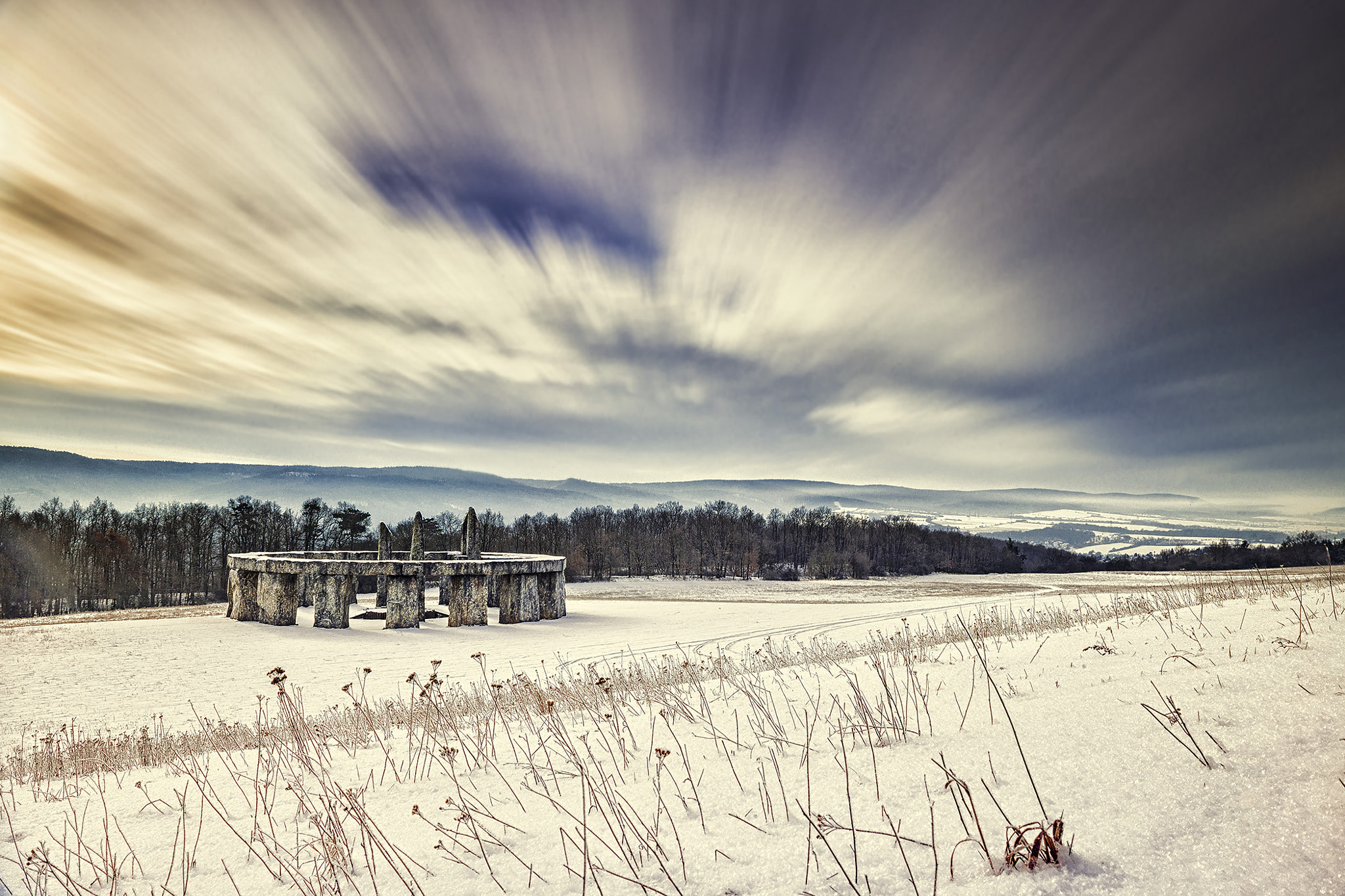 Canon EF 28-80mm f/3.5-5.6 USM IV sample photo. Czech stonehenge photography