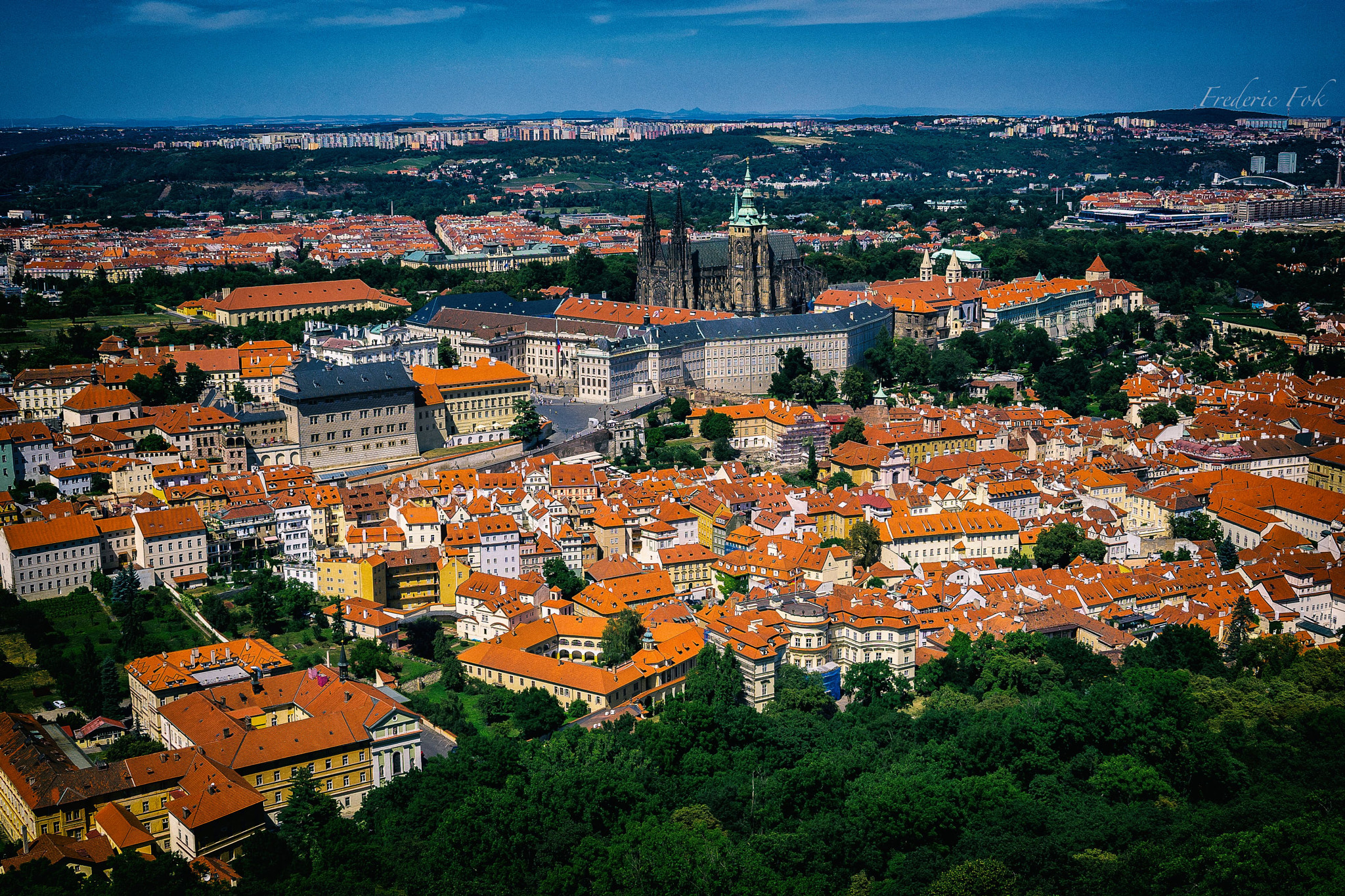 Sony a7 + Sigma 30mm F2.8 EX DN sample photo. Prague viewpoint from petrin hill photography