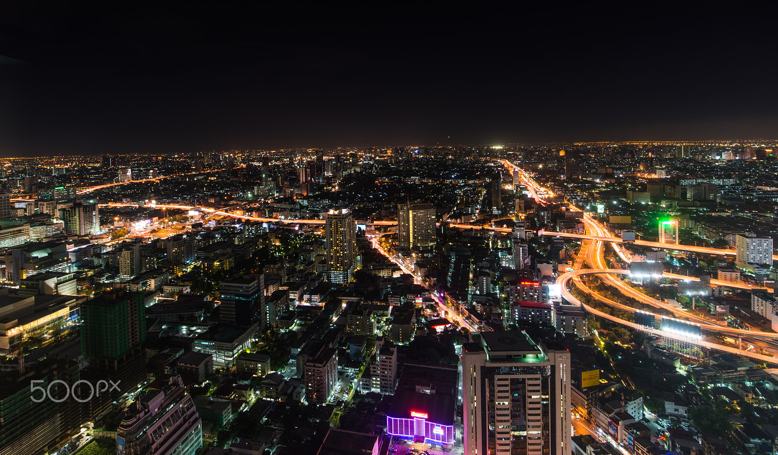 Nikon D800 + Sigma 12-24mm F4.5-5.6 II DG HSM sample photo. Bangkok cityscape photography