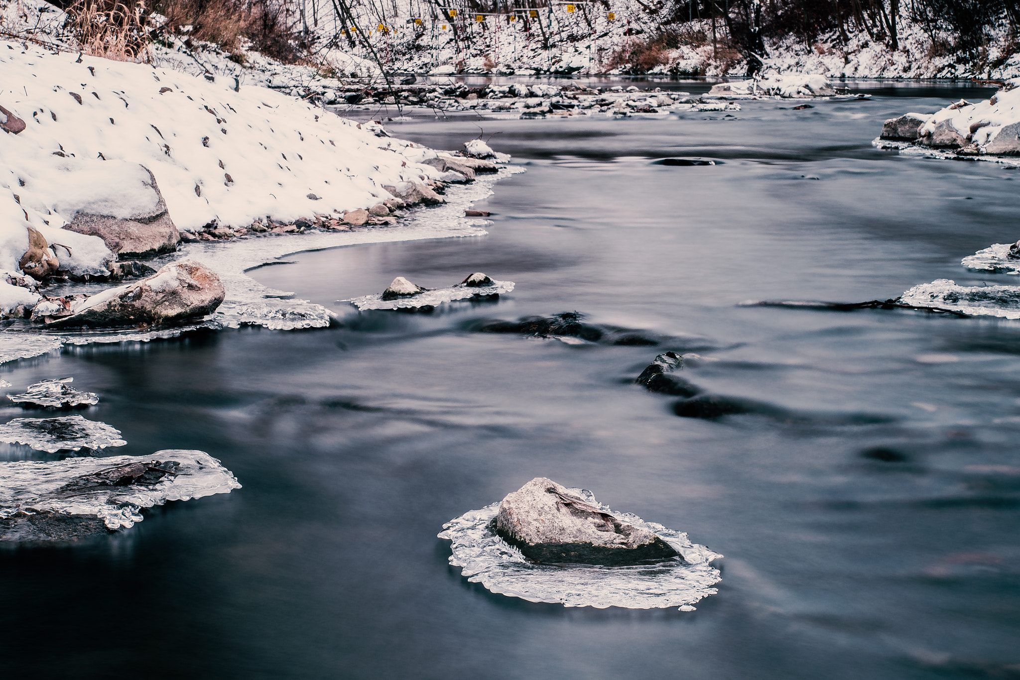 Sony a7R sample photo. Frozen landscape photography