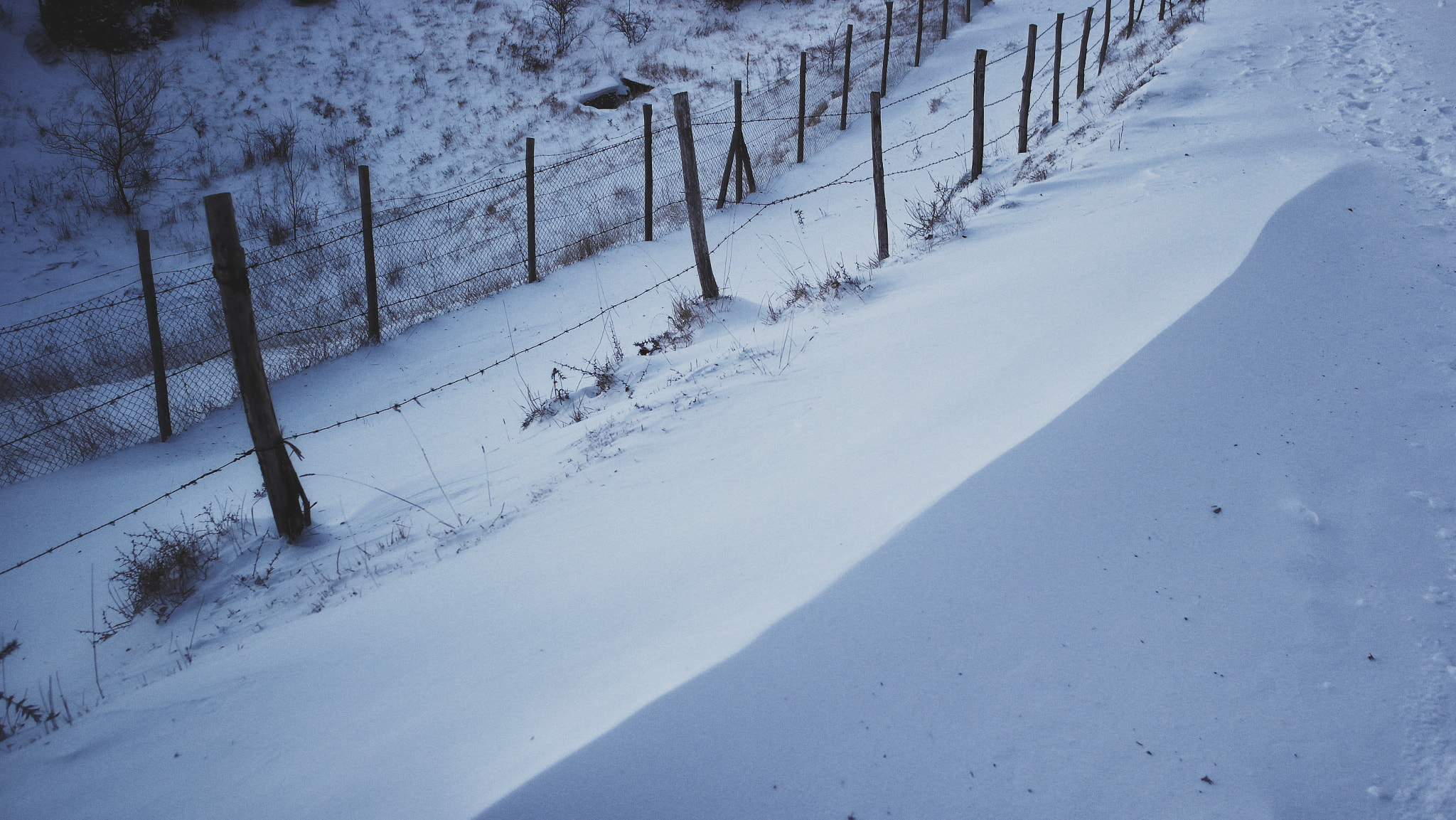 Samsung NX1100 sample photo. Winter wilderness photography