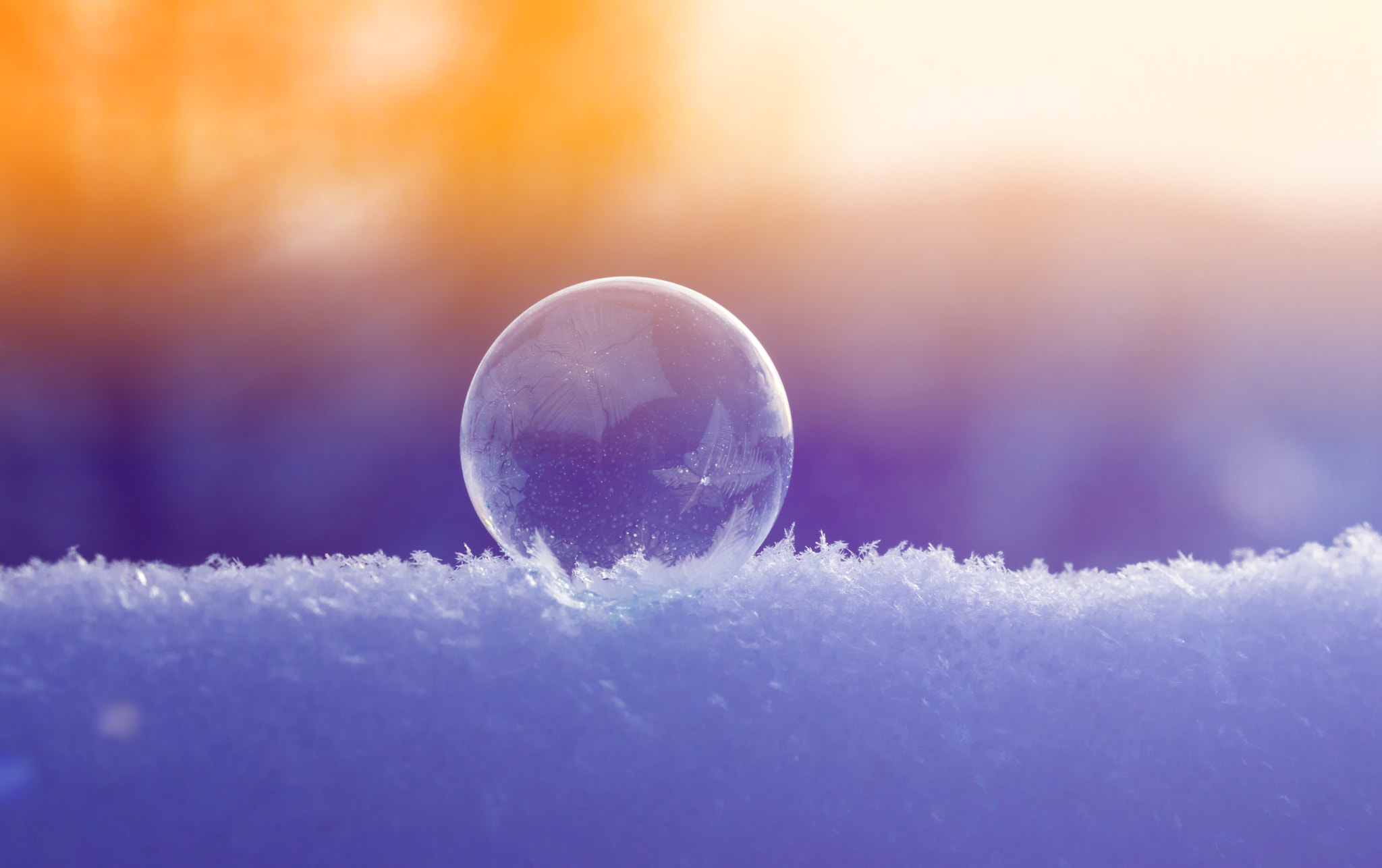 Sigma 105mm F2.8 EX DG OS HSM sample photo. Frozen bubble 2 photography
