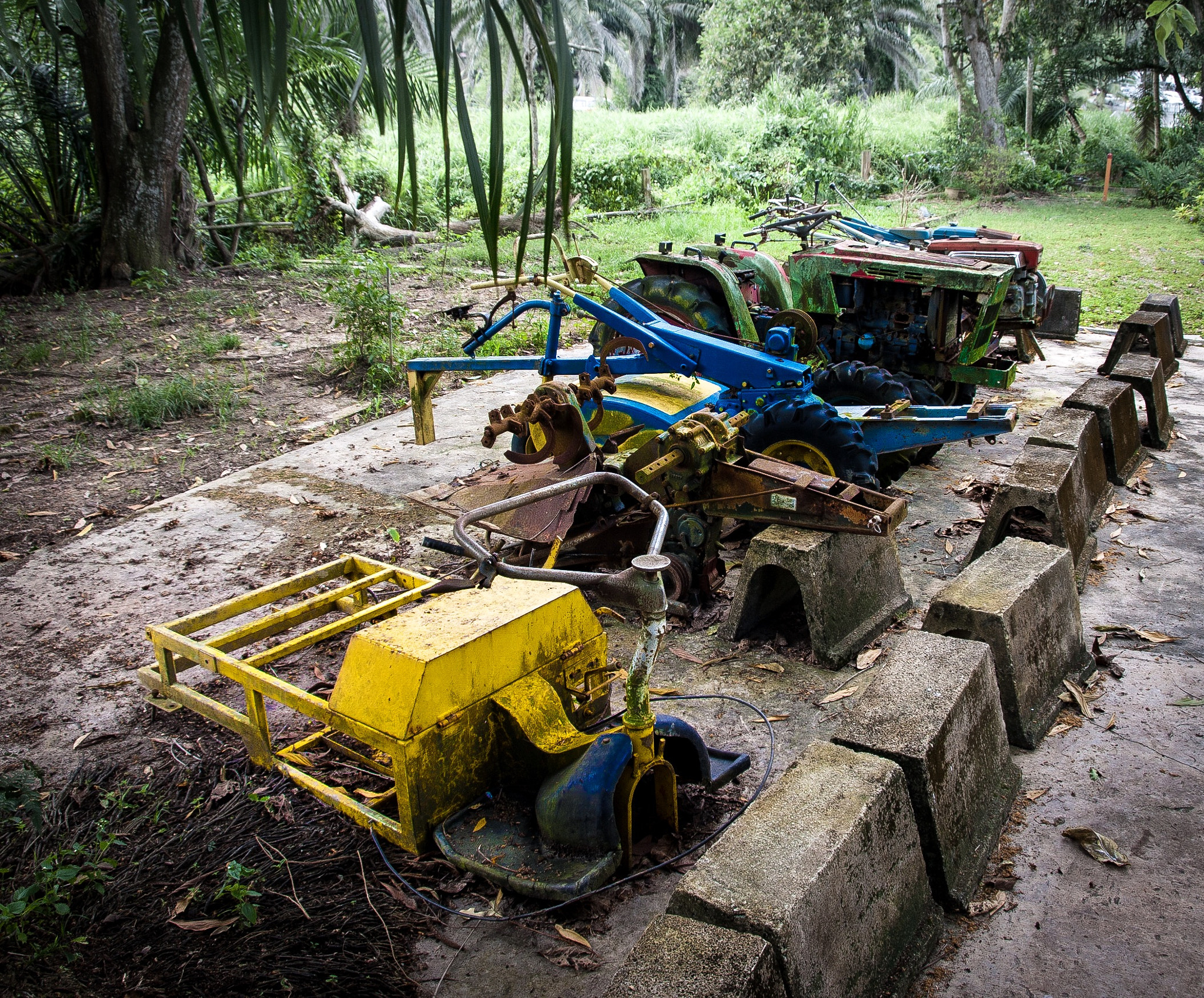 Olympus E-520 (EVOLT E-520) + OLYMPUS 14-42mm Lens sample photo. Paddy harvester photography