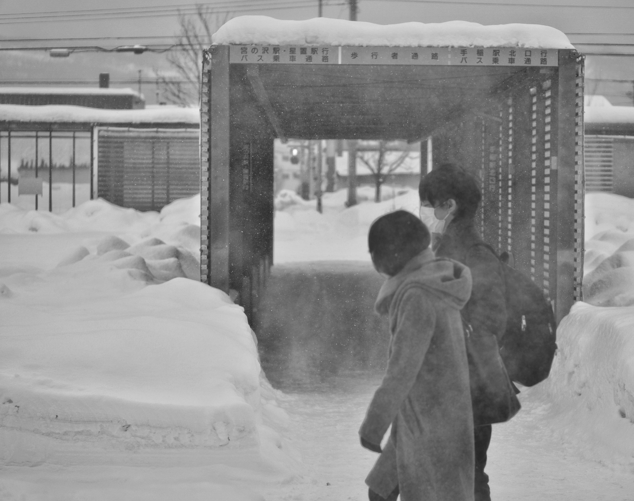 Sony E 50mm F1.8 OSS sample photo. Snowstorm photography
