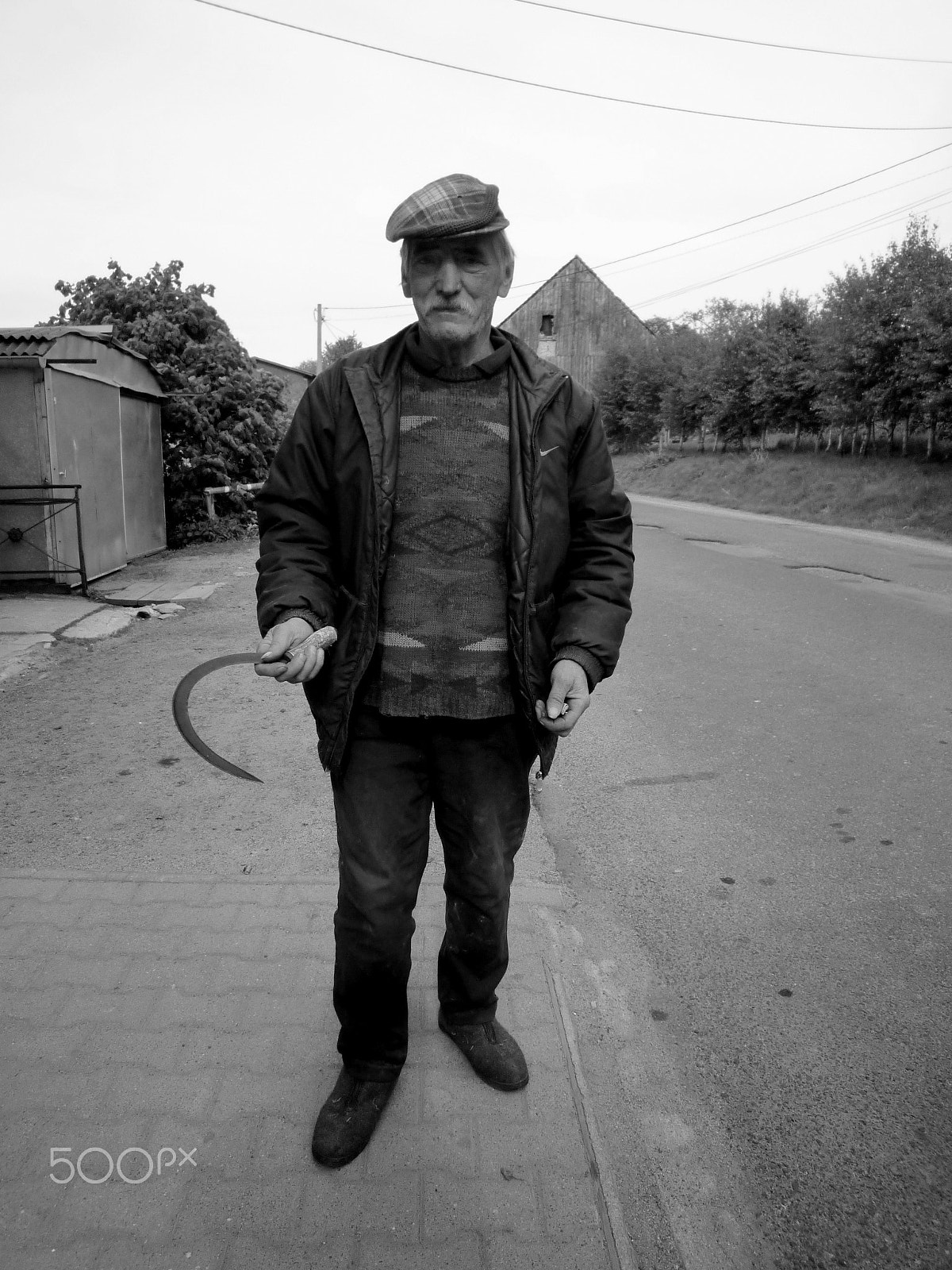 Panasonic DMC-FX550 sample photo. From the rural life series: mr. józef photography