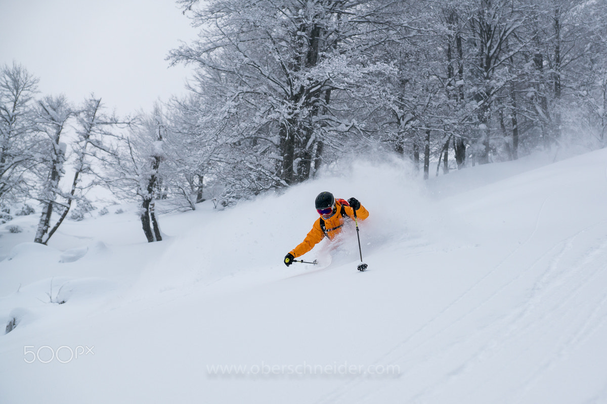 Sony a99 II sample photo. Deep powder skiing in austria #4 photography