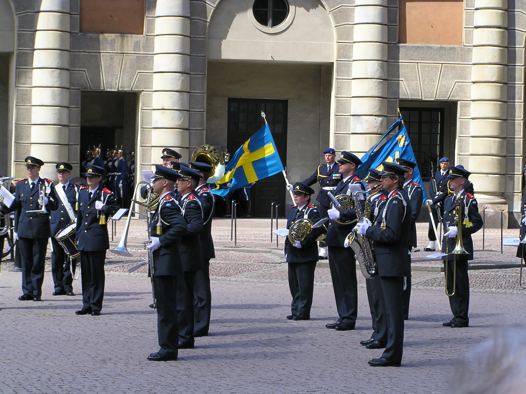 Olympus C760UZ sample photo. Brass band, stockholm photography