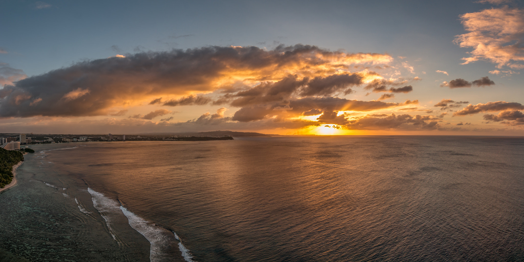 Sigma 17-70mm F2.8-4 DC Macro OS HSM sample photo. Guam sunset photography