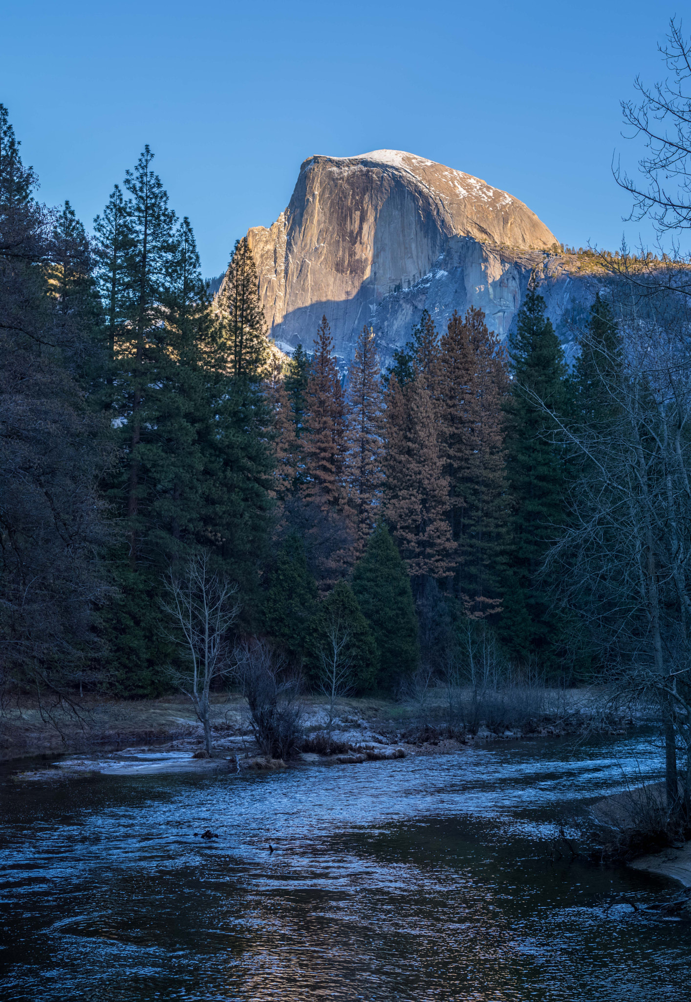 Leica S (TYP 006) + Summarit-S 70 sample photo. Half dome and river (of ) photography