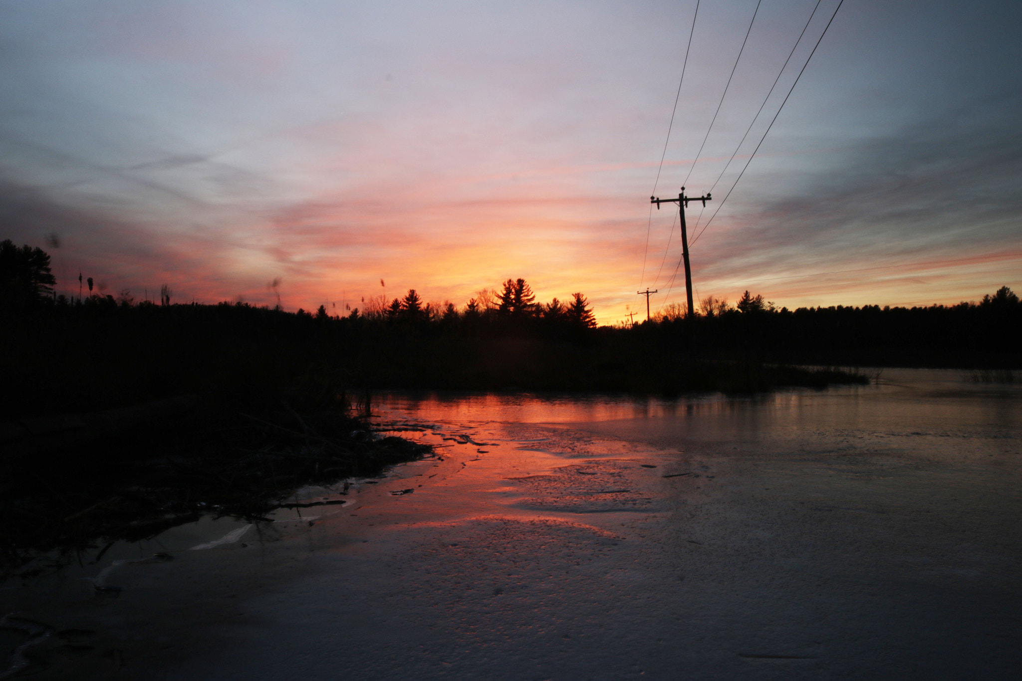 Canon EOS 750D (EOS Rebel T6i / EOS Kiss X8i) sample photo. A winter sky photography