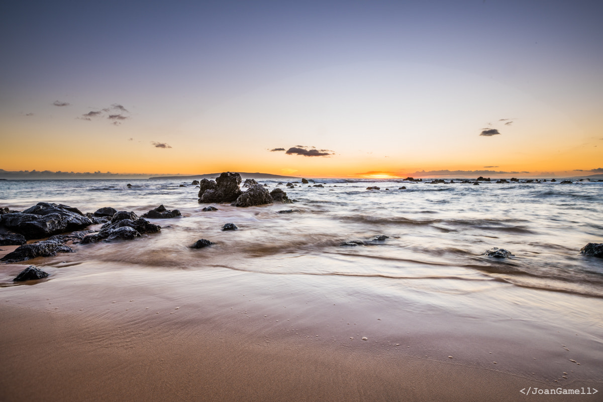 Sony a7R II + Canon EF 16-35mm F2.8L II USM sample photo. Nth maui sunset photography
