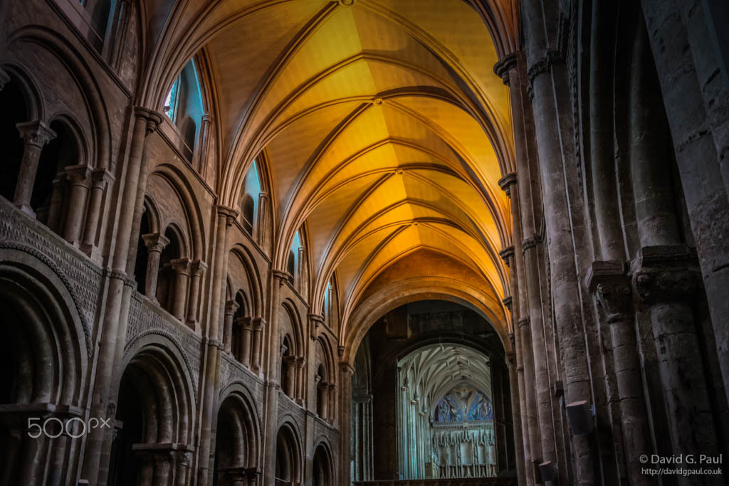 Canon EOS 5D Mark II sample photo. Christchurch priory photography