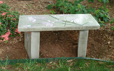 Sony DSC-W70 sample photo. Magnolia bench photography