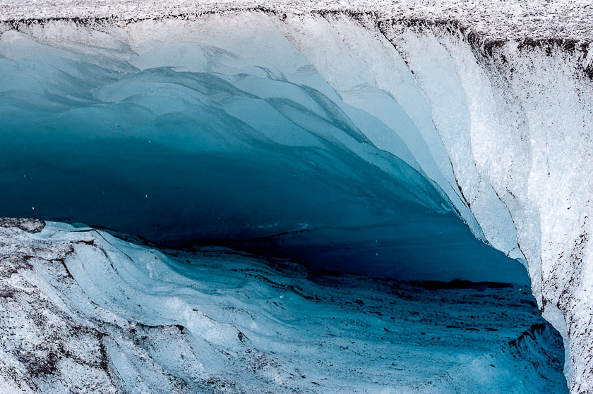 Sigma 70-200mm F2.8 EX DG Macro HSM II sample photo. Inside the ice photography