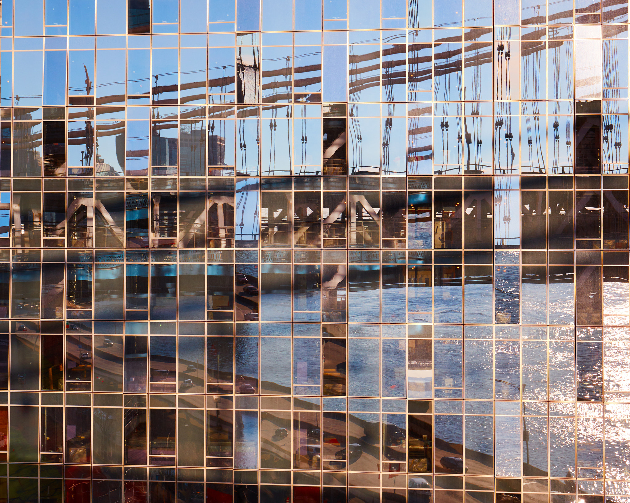 Canon EOS 5DS + Canon EF 16-35mm F4L IS USM sample photo. Reflecting on the manhattan bridge 2 photography