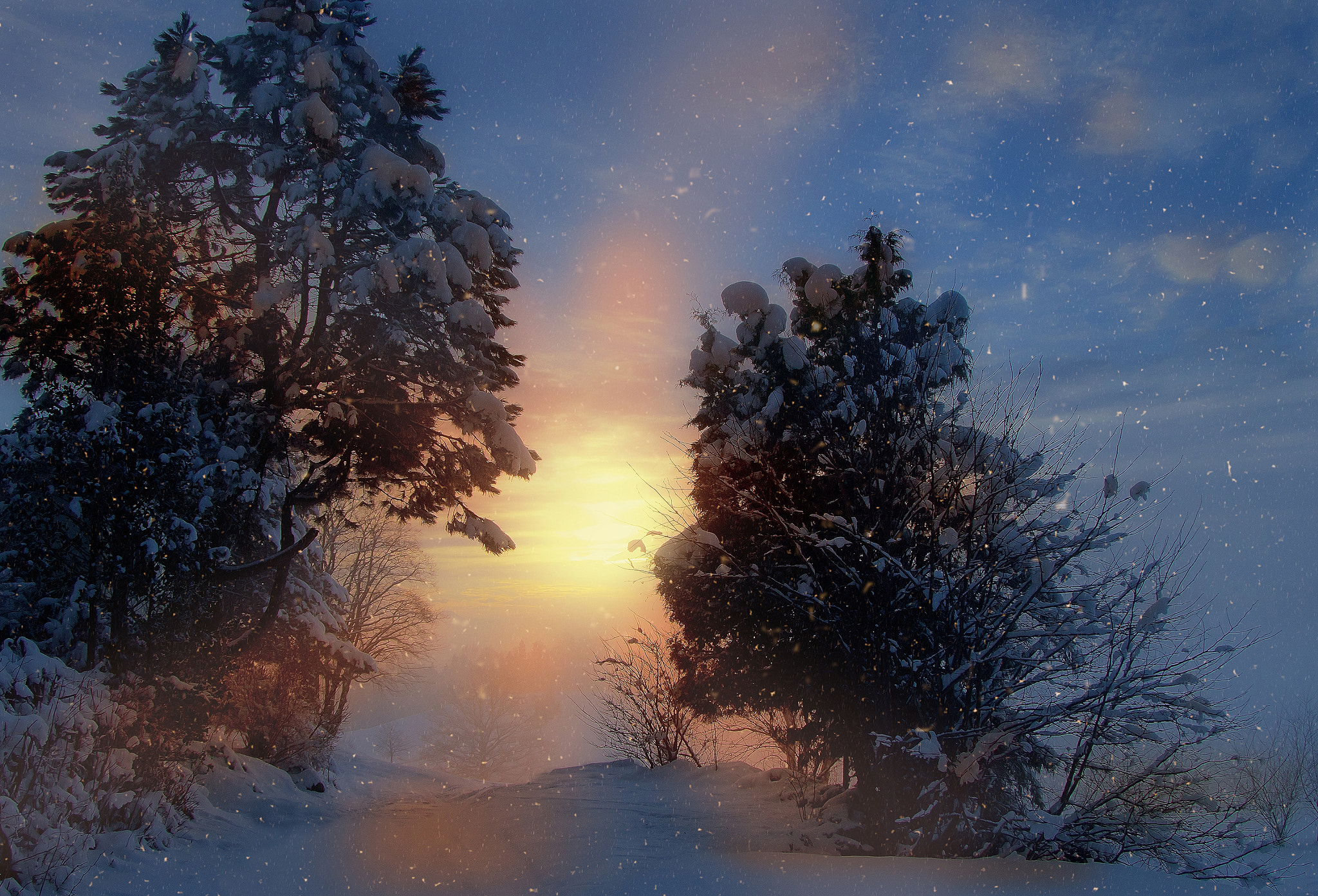 Pentax K-30 sample photo. Winterstimmung photography