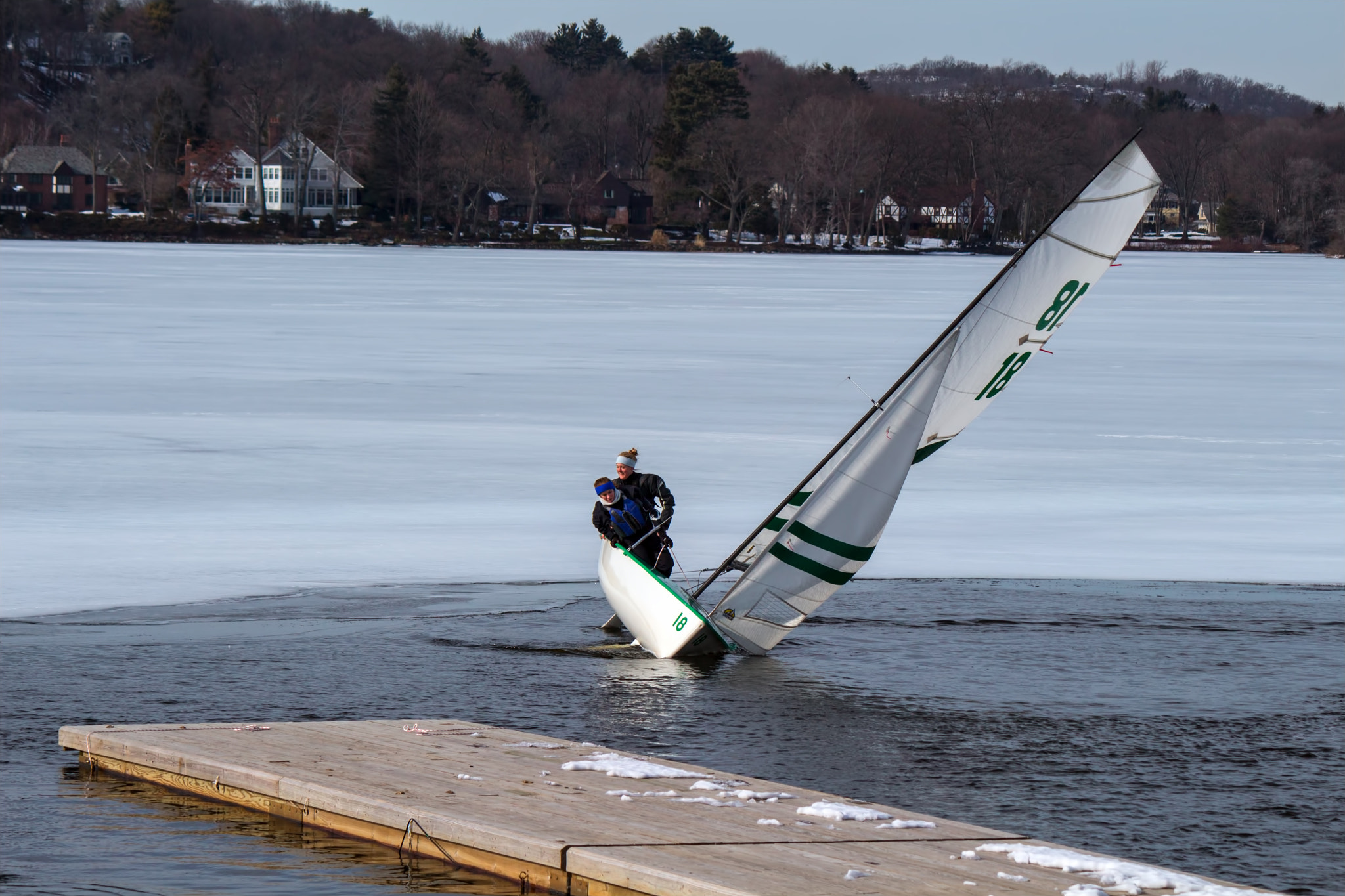 Canon EOS 100D (EOS Rebel SL1 / EOS Kiss X7) sample photo. First sail at winter's end, march of 2014...two mem ... photography