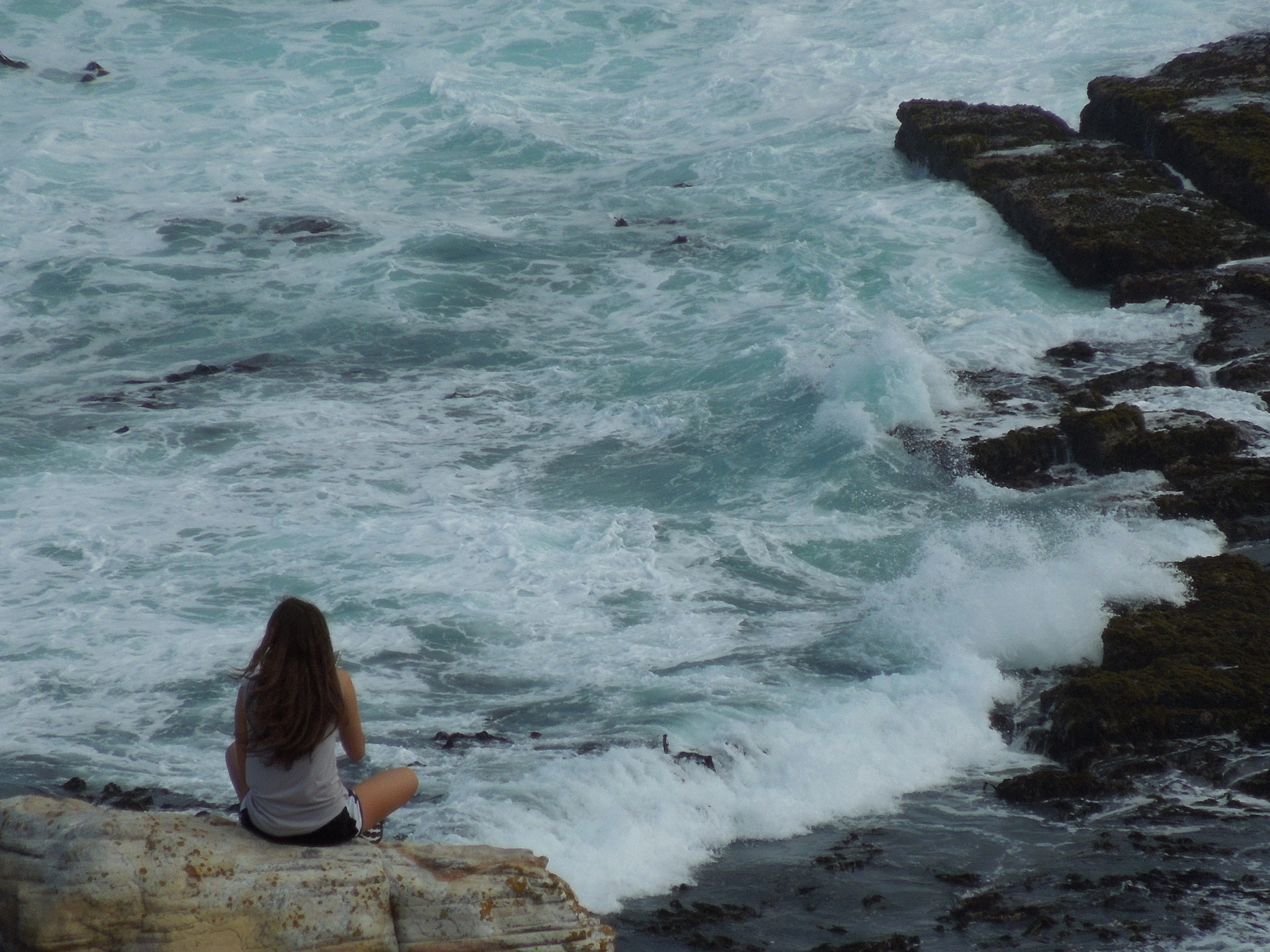 Nikon Coolpix S8200 sample photo. Sitting by the water photography